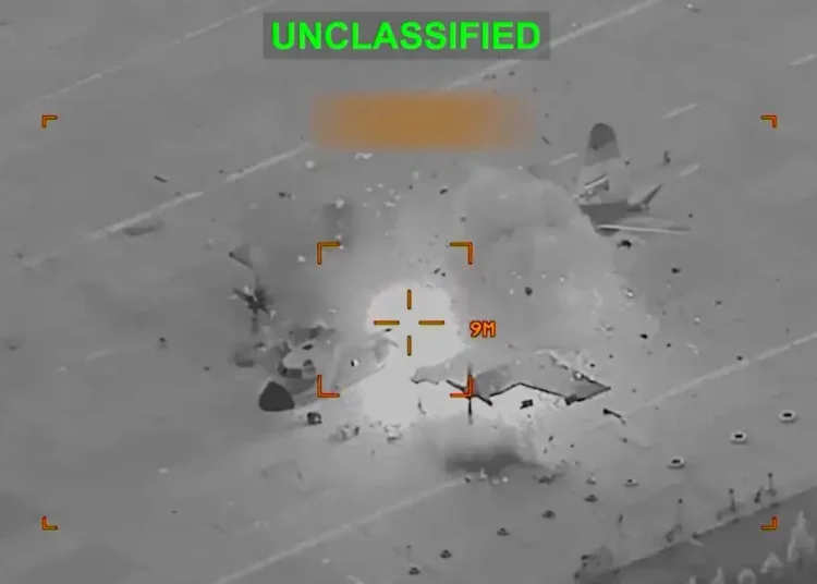 Video shows US forces destroying some of Iran’s old American-made warplanes