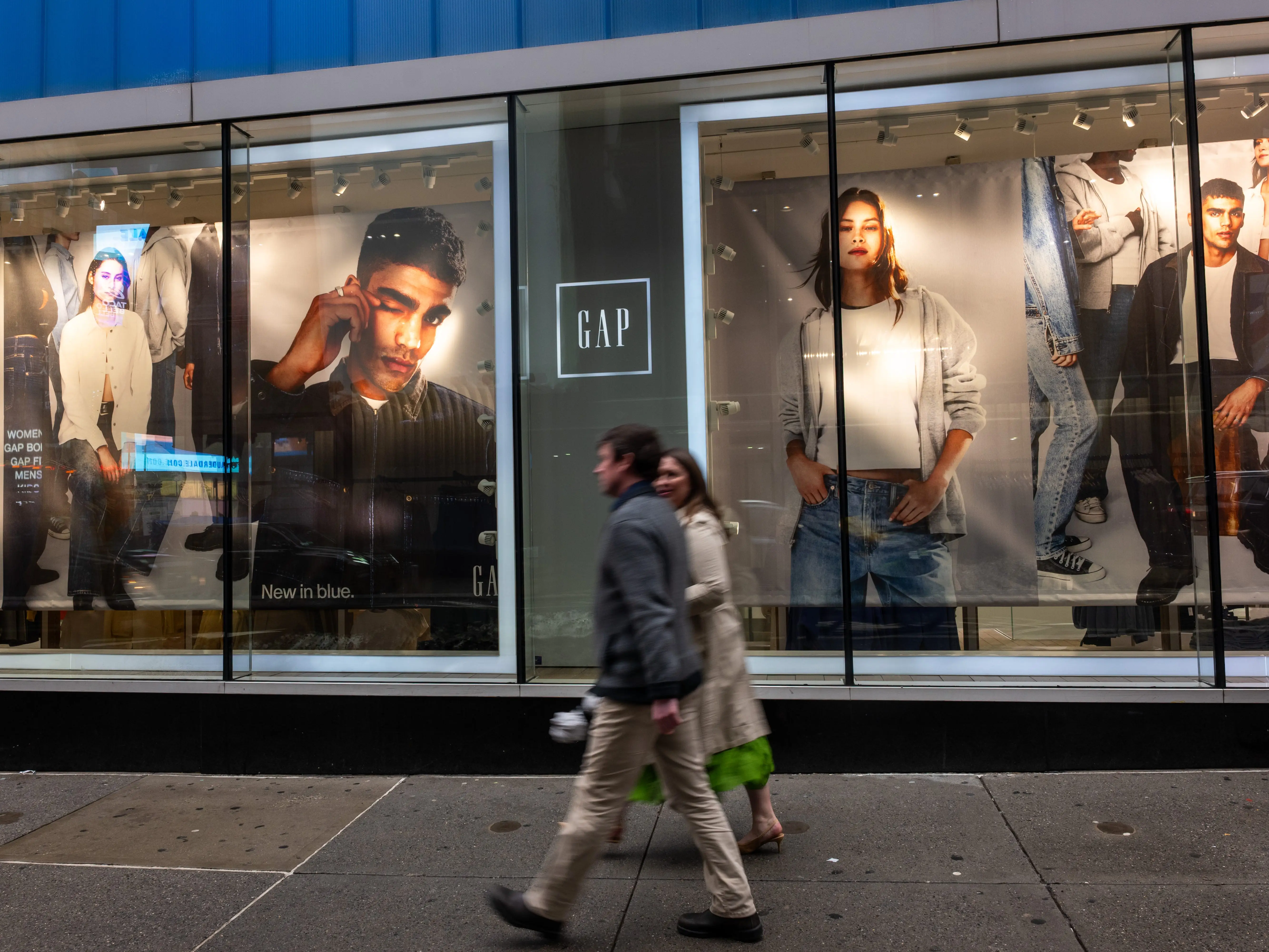 Gap store windows