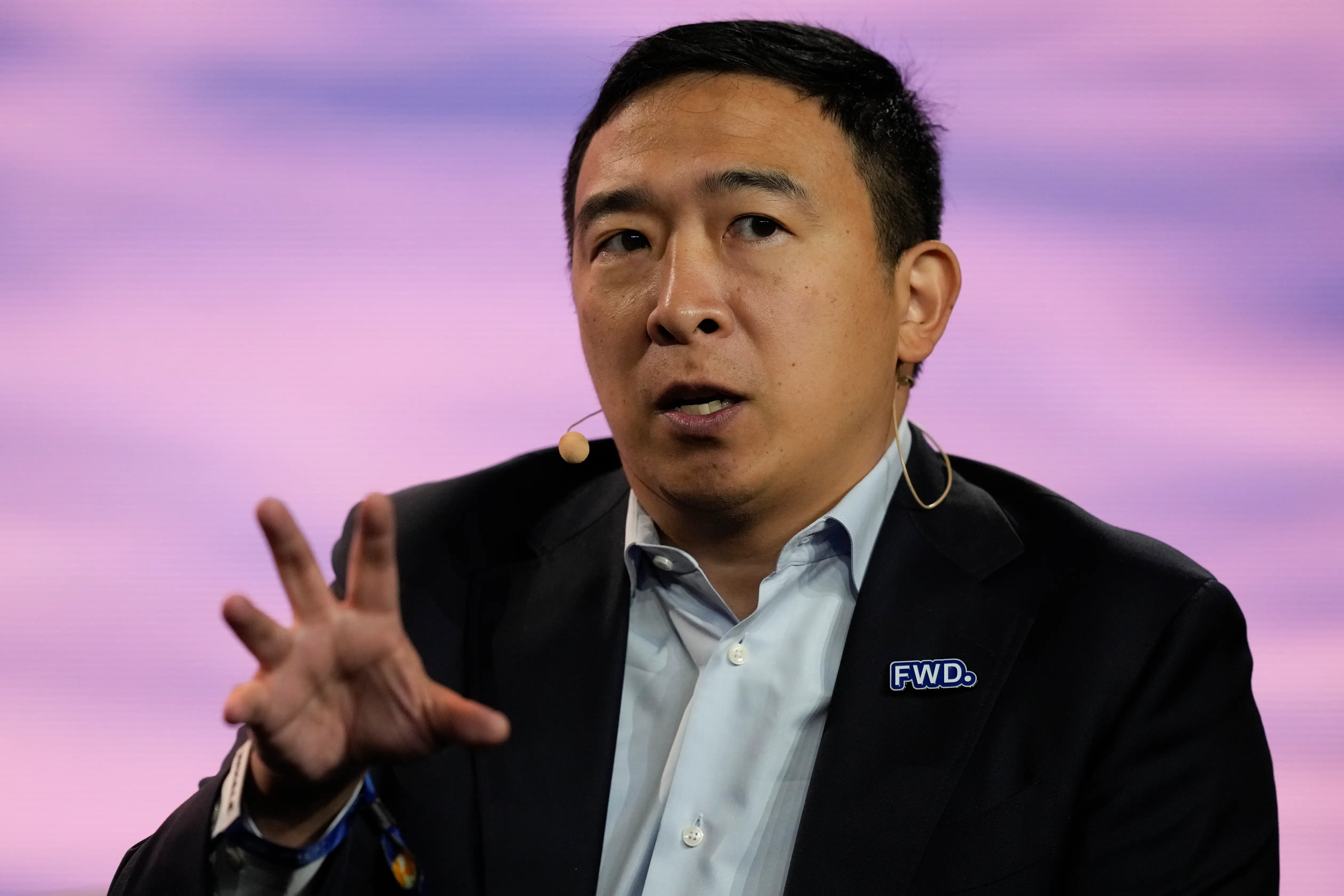Andrew Yang at bitcoin conference