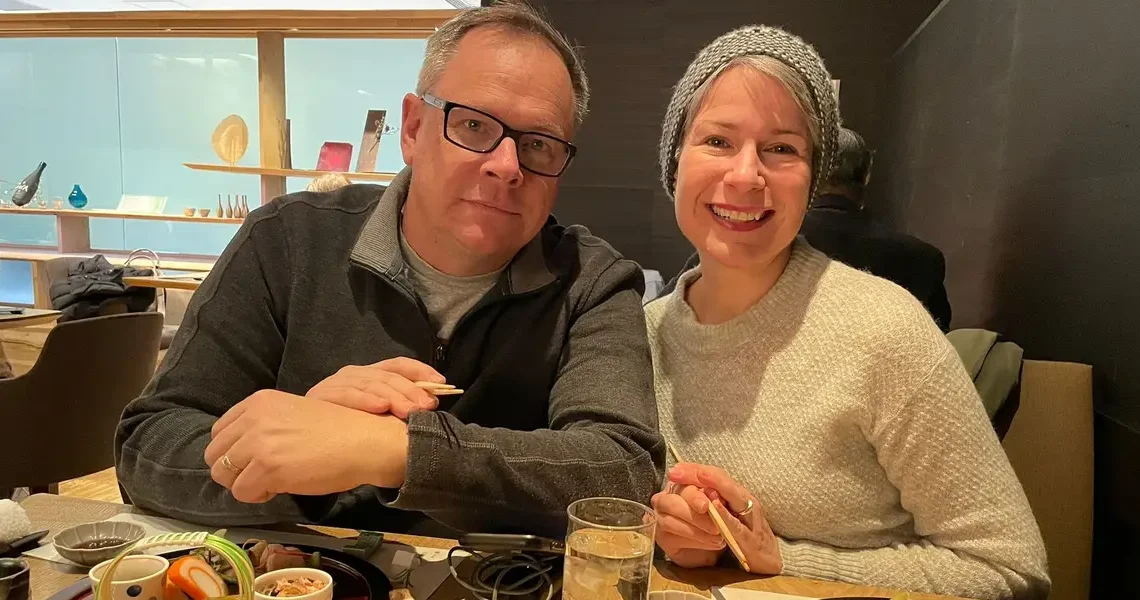 My husband and I are empty nesters, celebrating our 25th anniversary. A trip to Japan was exactly what we needed to reconnect.