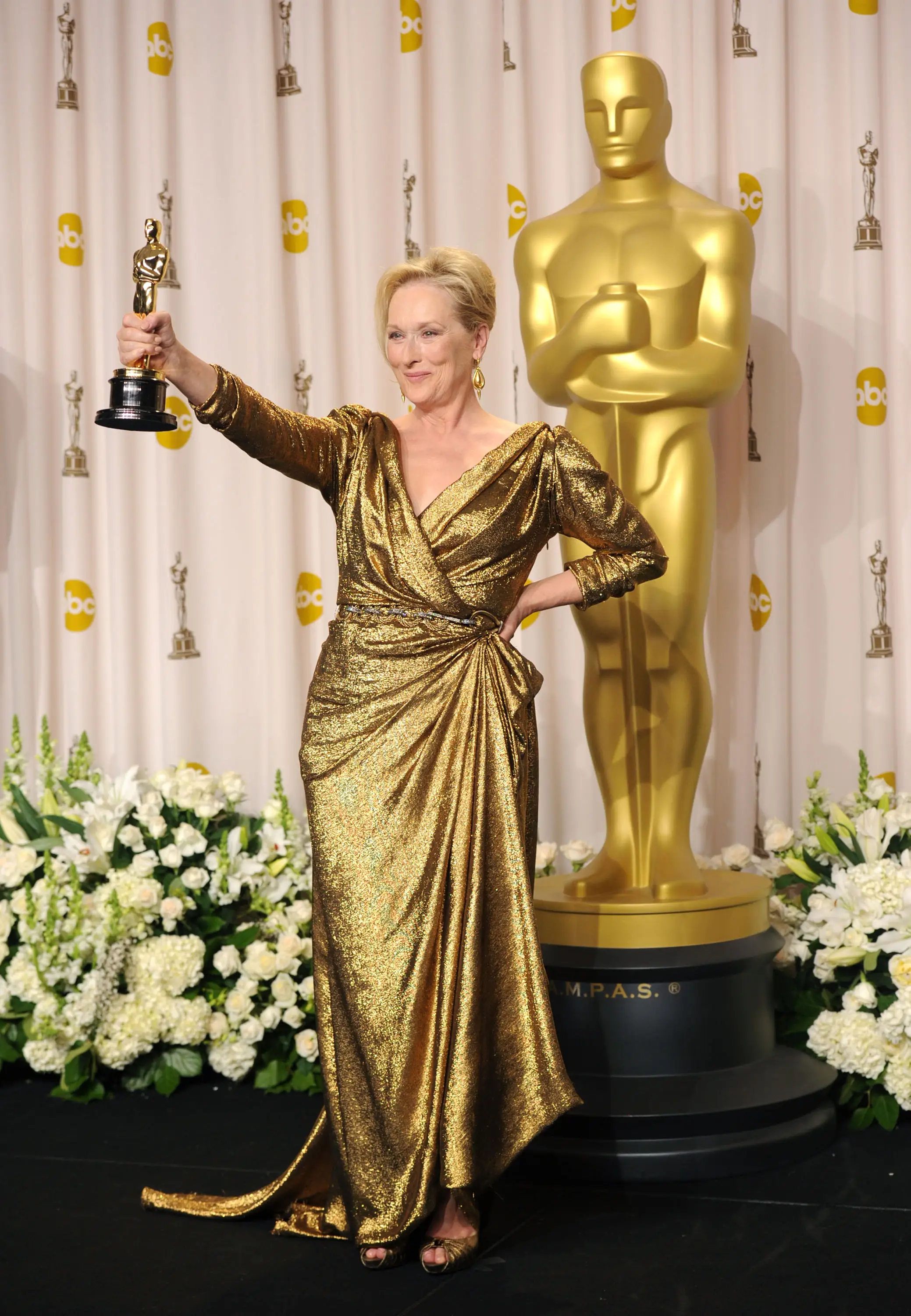 Meryl Streep at the 2012 Academy Awards