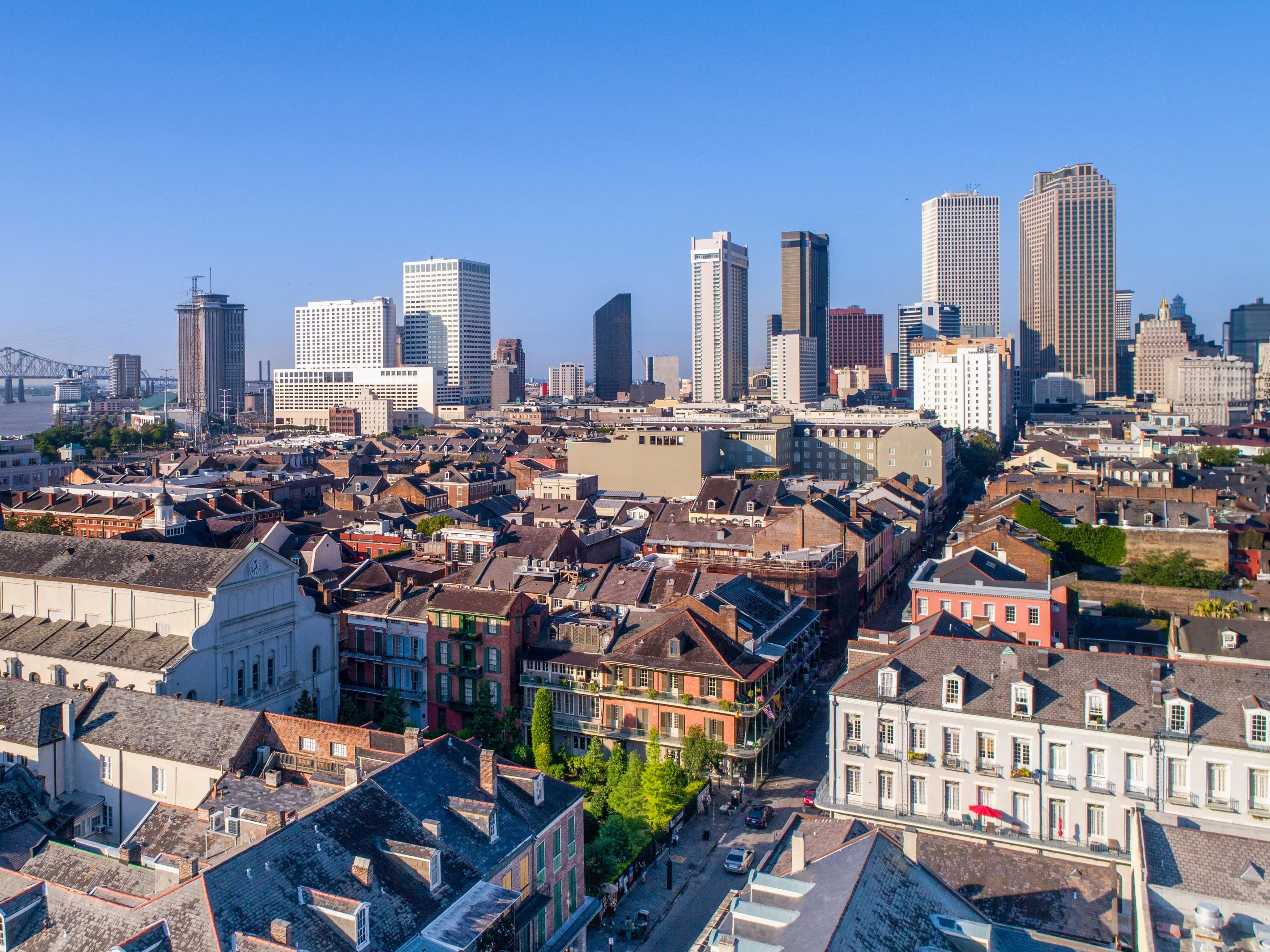 Buildings in New Orleans, Louisiana.