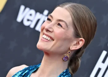 Rosamund Pike says it was ‘important to cement’ her relationship by starting a family — not having a wedding