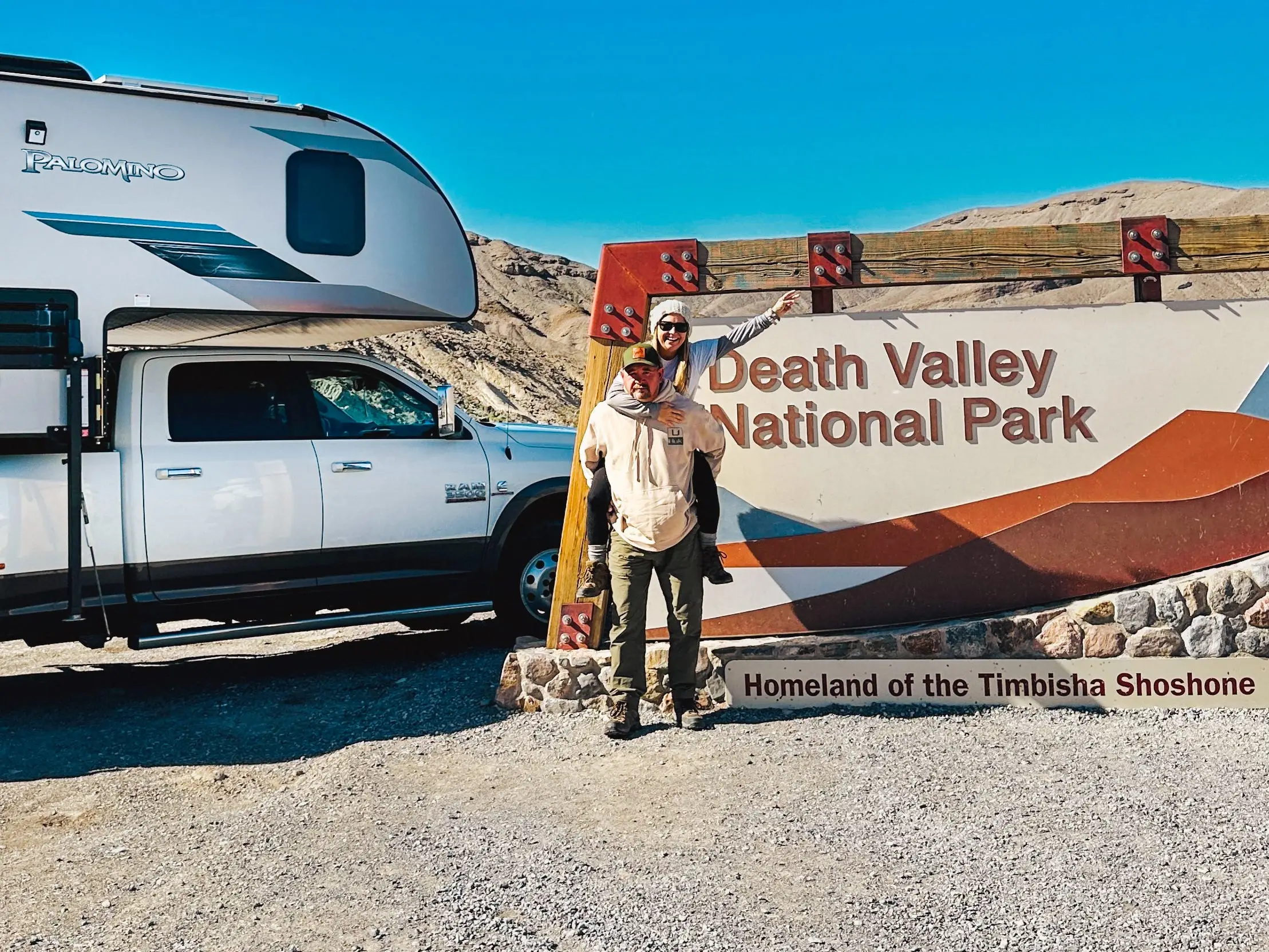 Patty and Shane Gill are next to a 