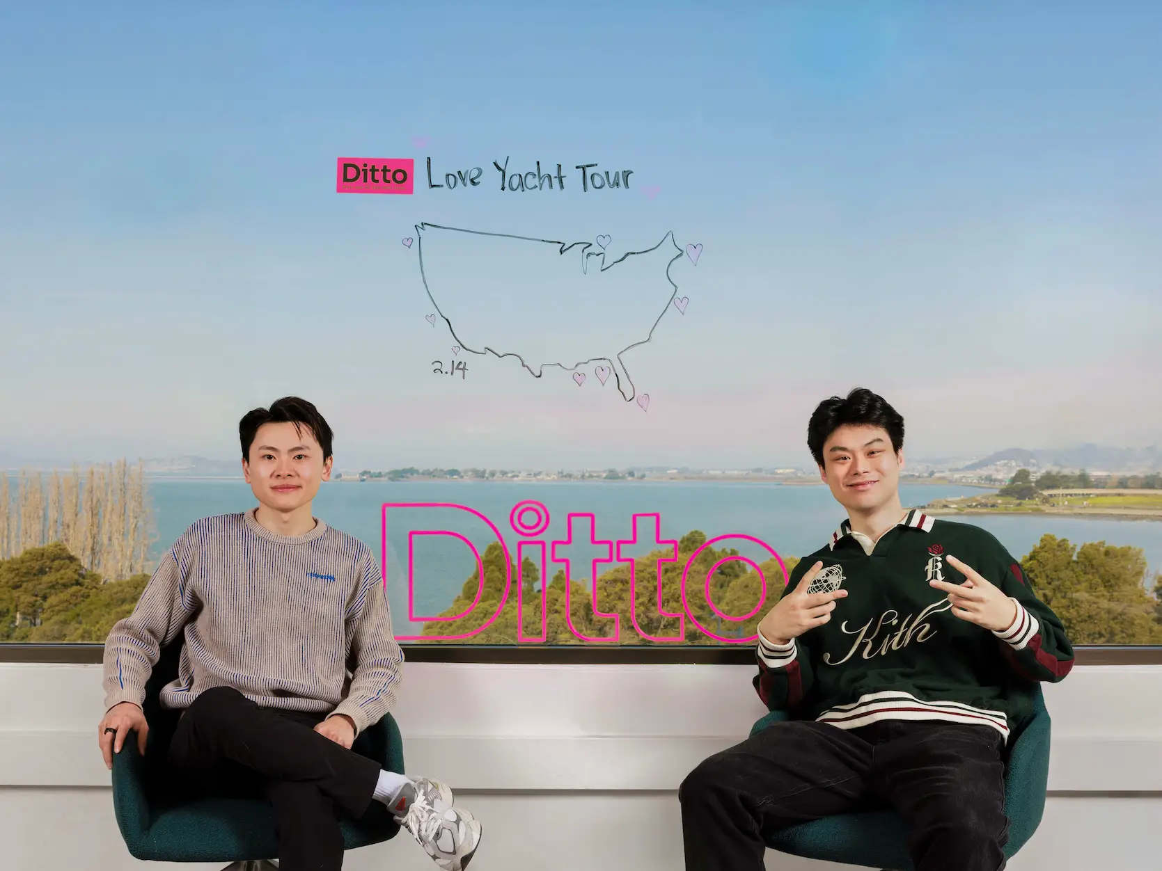 Ditto cofounders Eric Liu and Allen Wang. Courtesy of Ditto