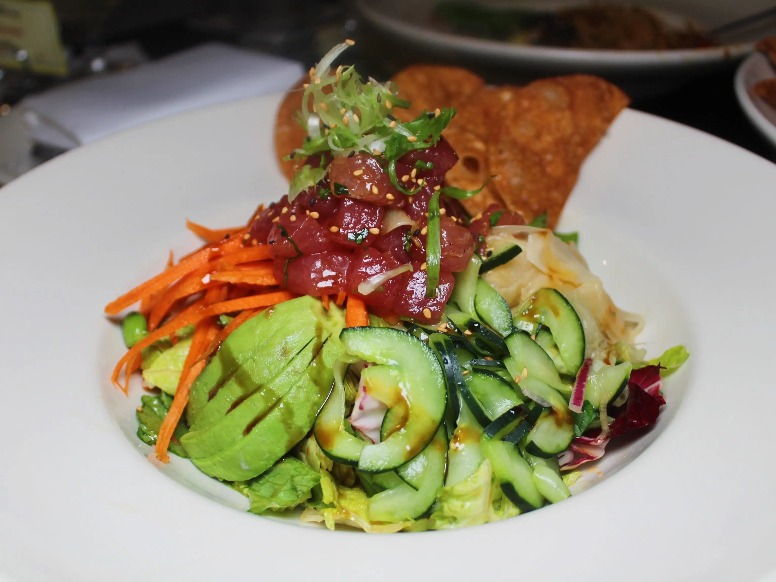 cheesecake factory tuna poke salad bowl