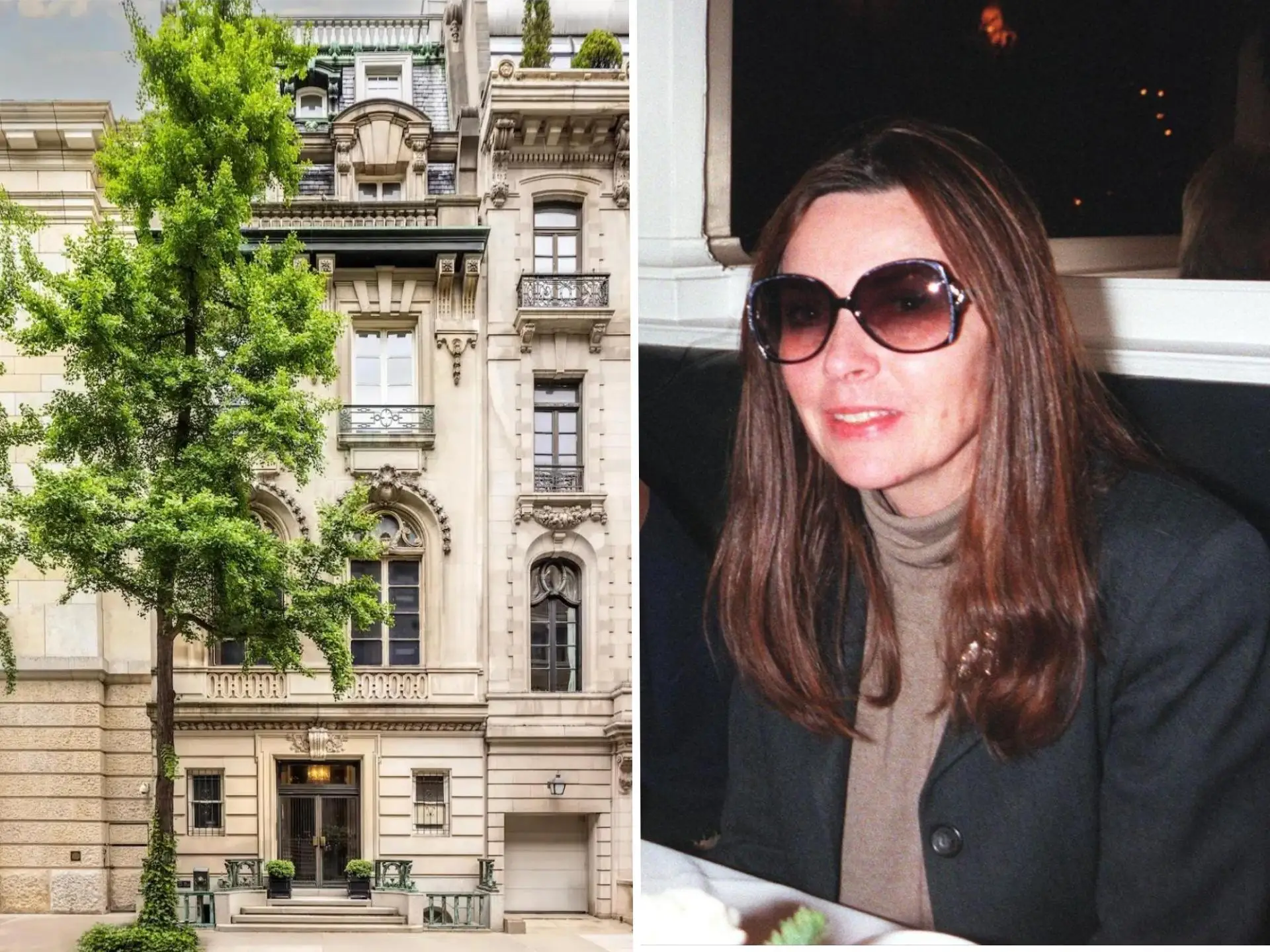 A composite photo shows a $34.5 million Gilded Age mansion and Marianne Nestor, who with her sister are fighting to reclaim it.