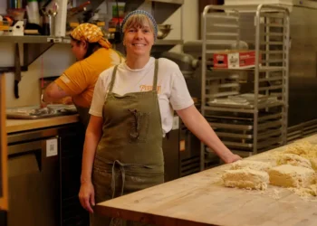 A bakery owner who wakes up at 12:48 am to start prepping croissants says her success comes from social capital and ‘radical hospitality’