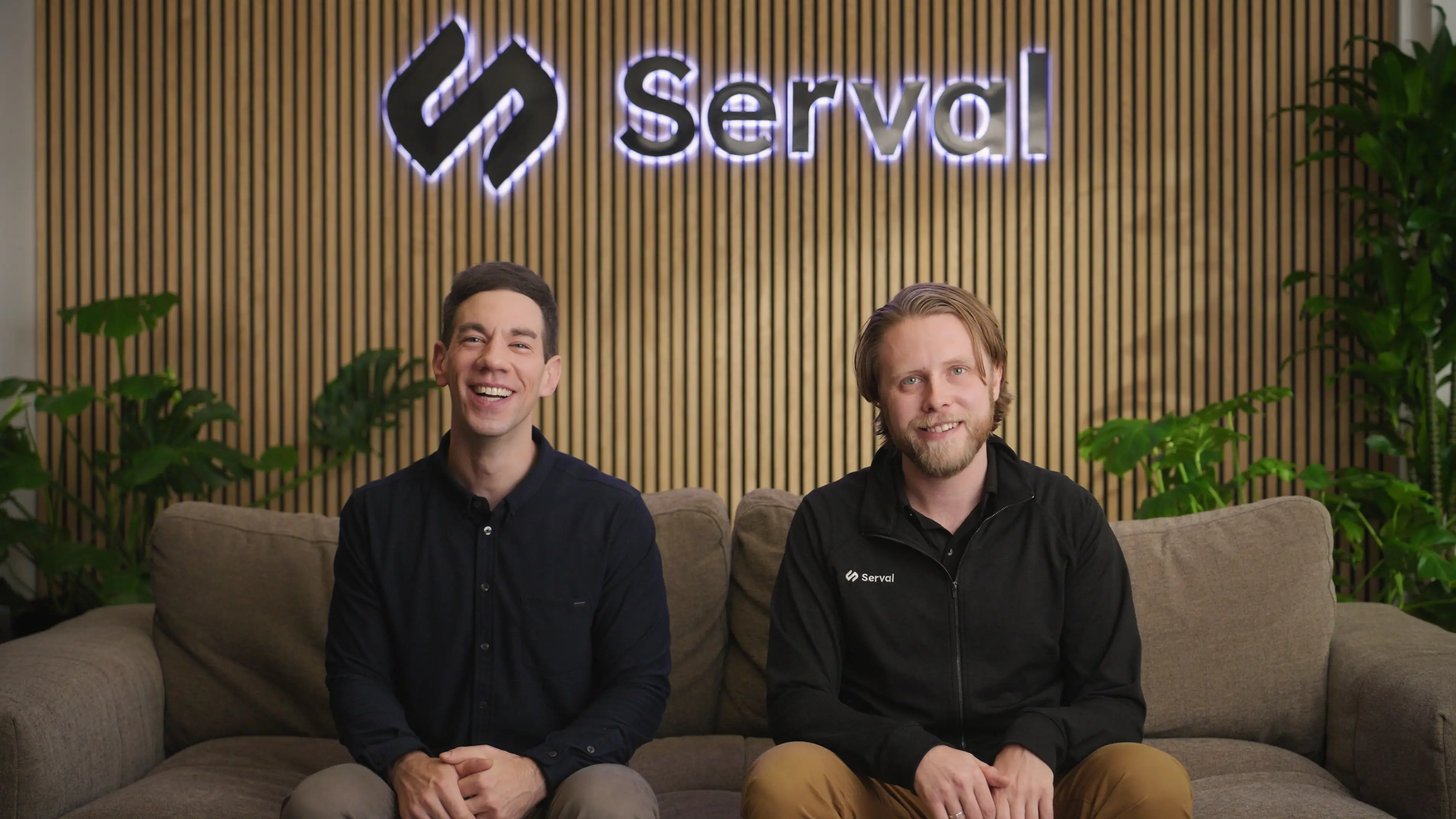 Serval founders (Jake Stauch, CEO is on the left, and Alex McLeod, CTO, is on the right).
