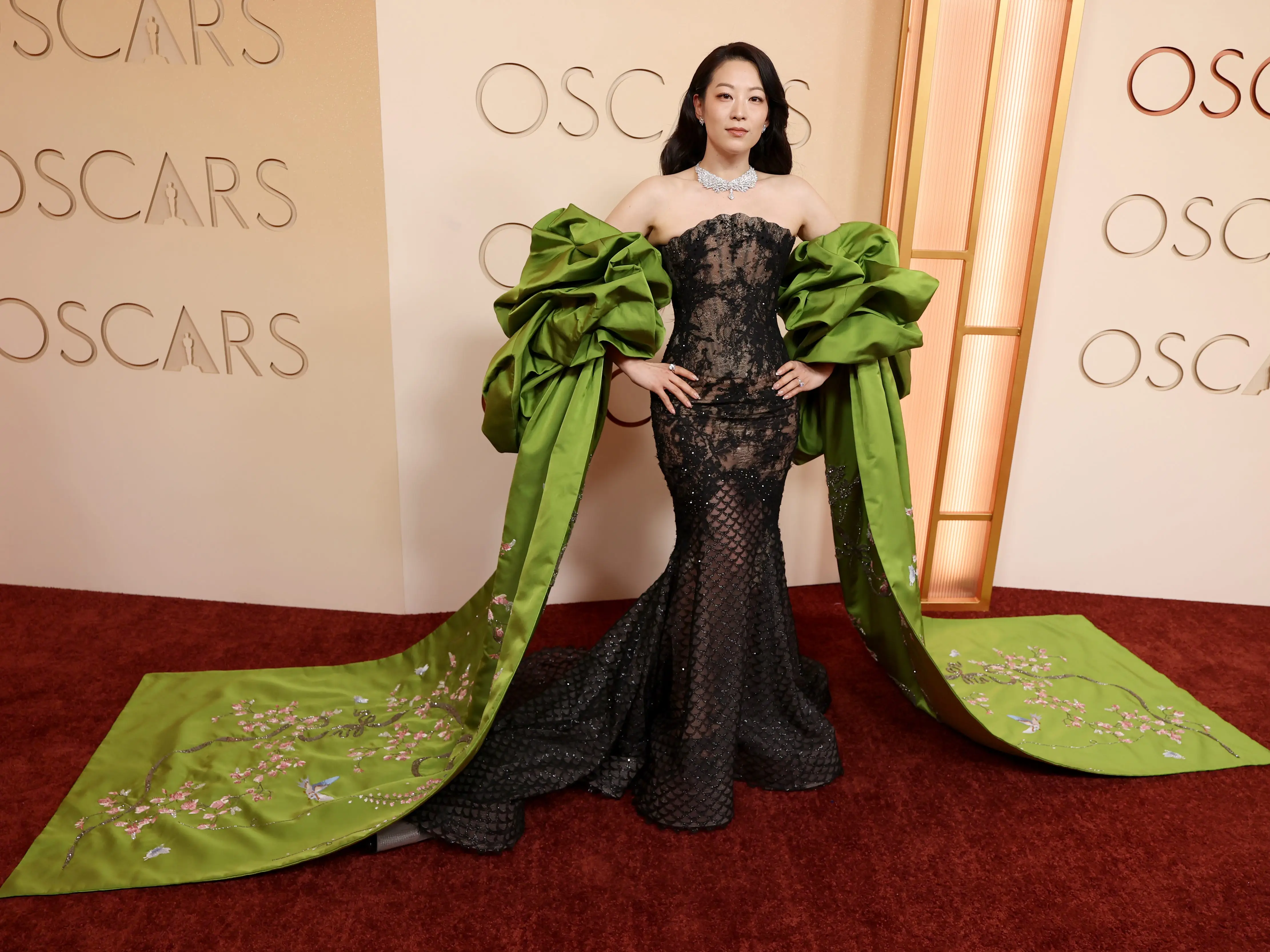 Arden Cho attends the Oscars in March 2026.