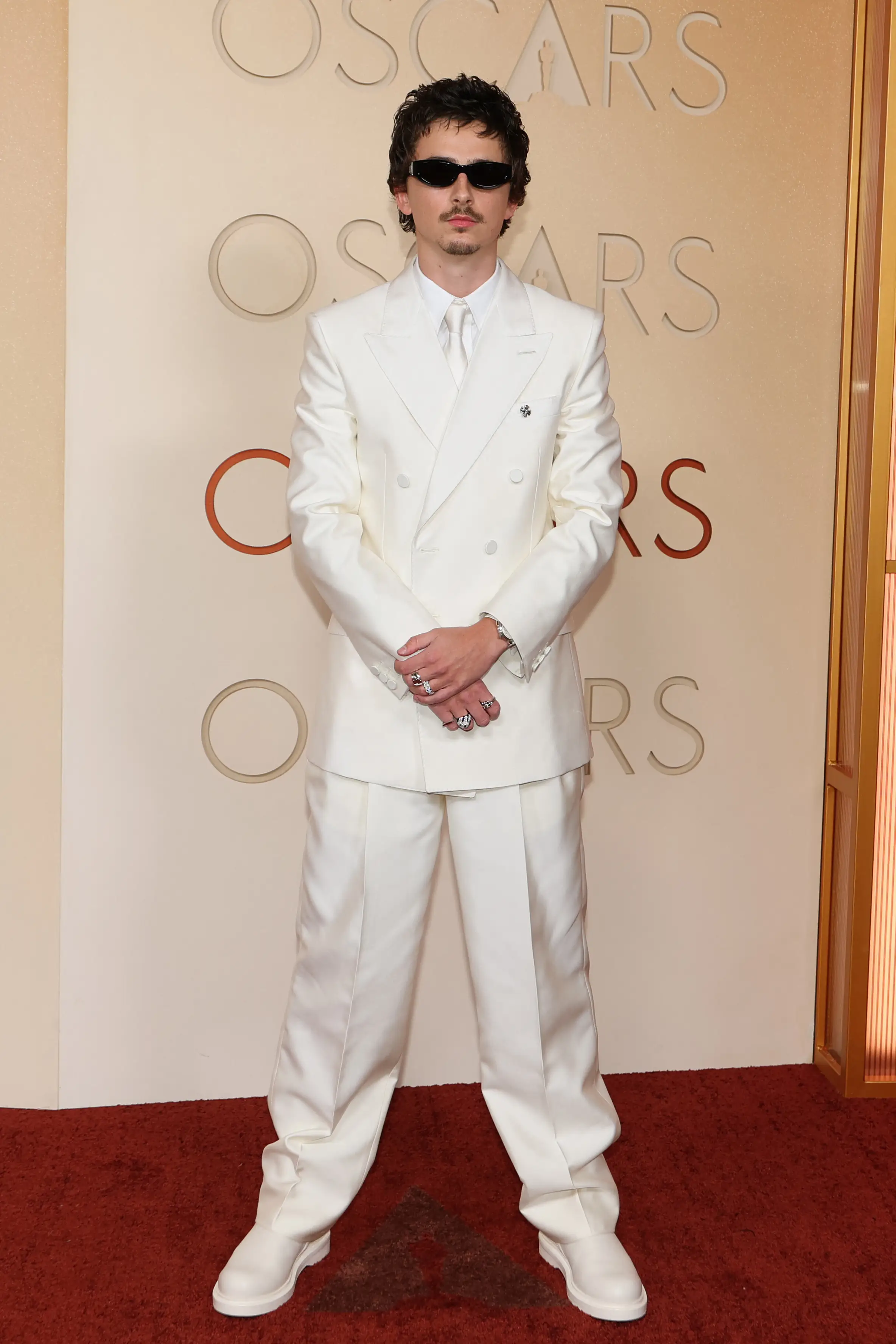 Timothee Chalamet attends the Oscars in March 2026.