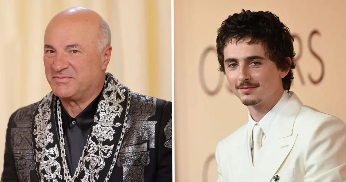 Kevin O’Leary loves his ‘Marty Supreme’ costar Timothée Chalamet so much, he bet $1,000 on Kalshi that he’ll win an Oscar