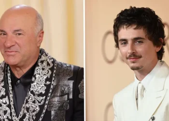 Kevin O’Leary loves his ‘Marty Supreme’ costar Timothée Chalamet so much, he bet $1,000 on Kalshi that he’ll win an Oscar