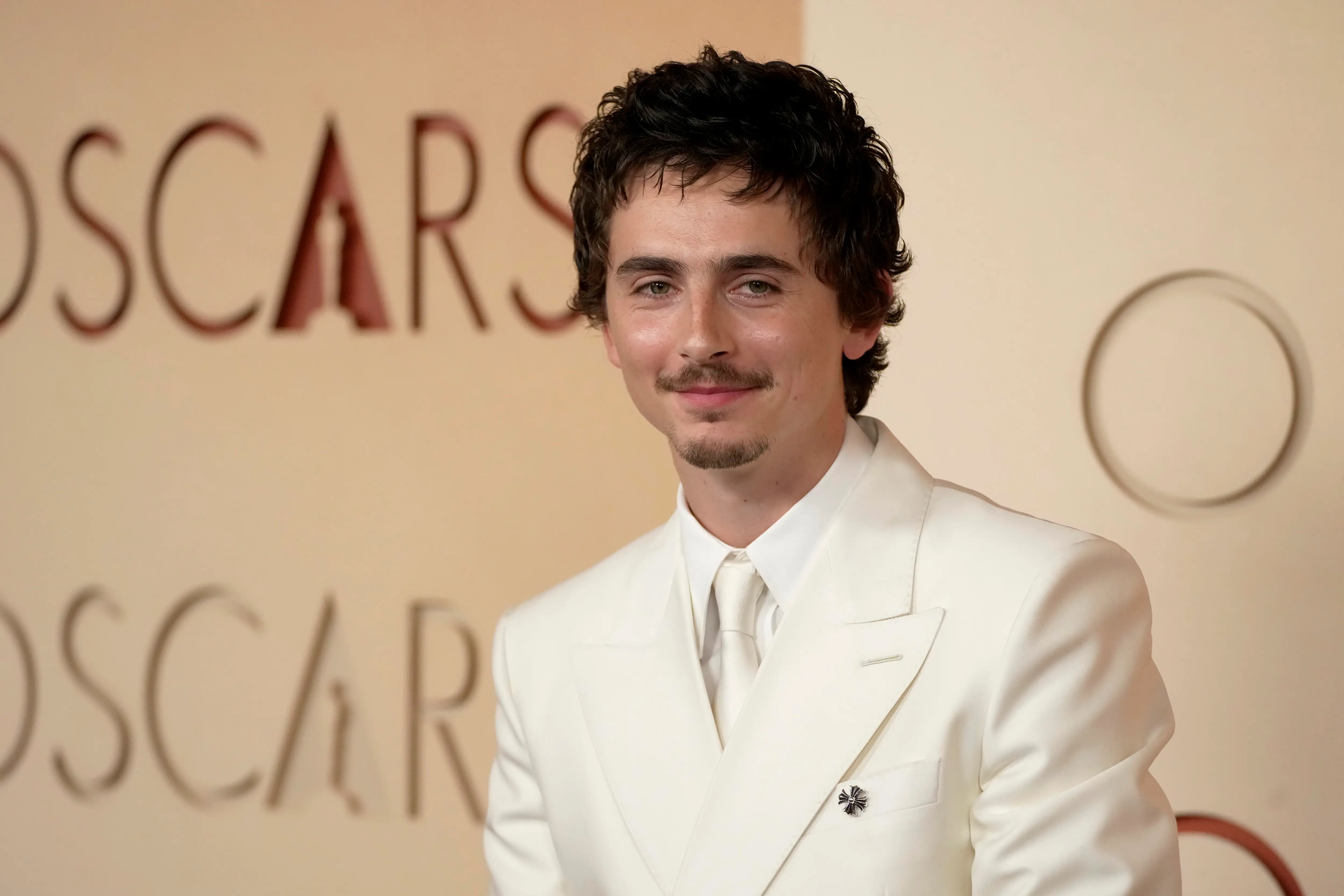 Timothée Chalamet attends the 2026 Oscars.