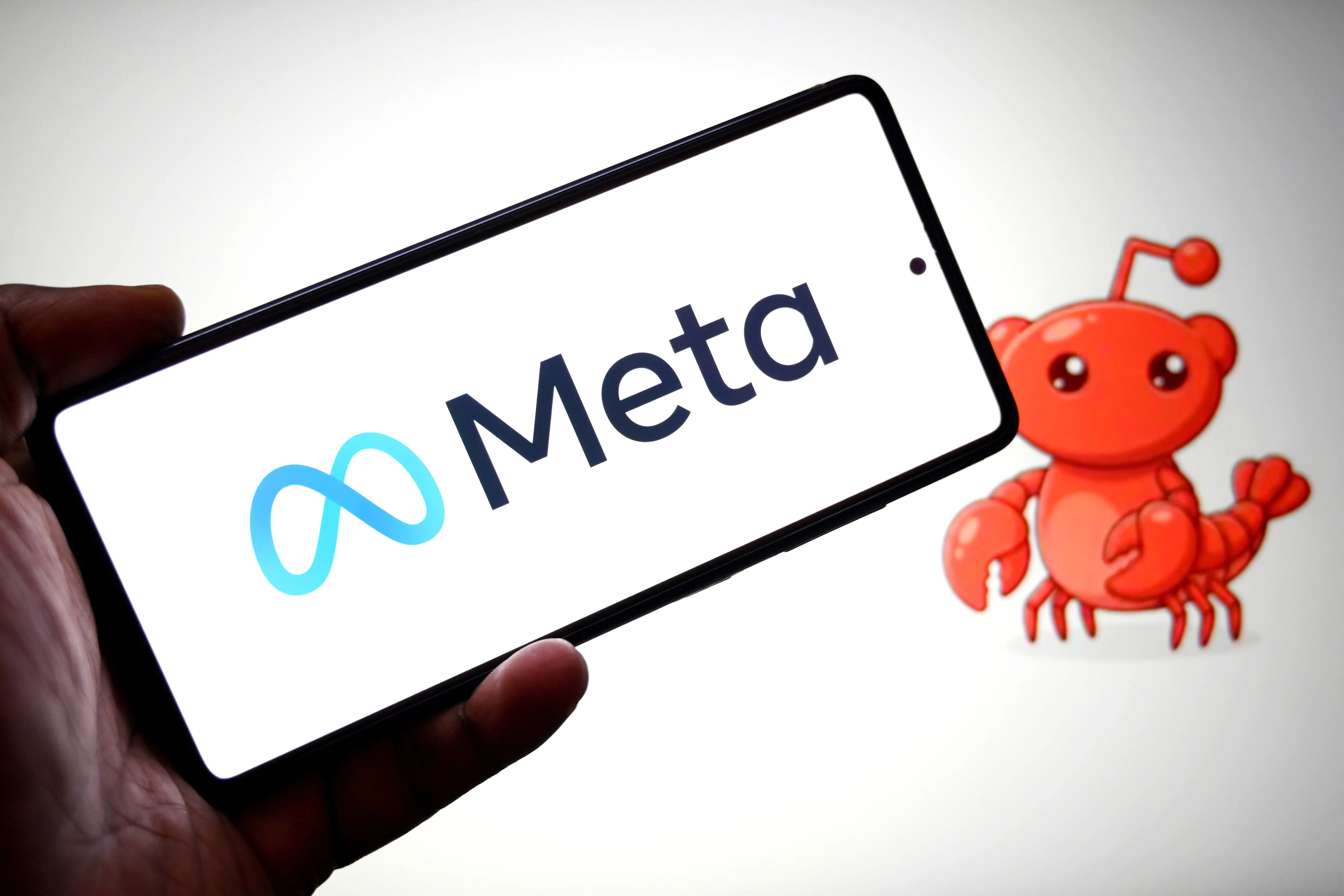 The Meta and Moltbook logos are pictured.