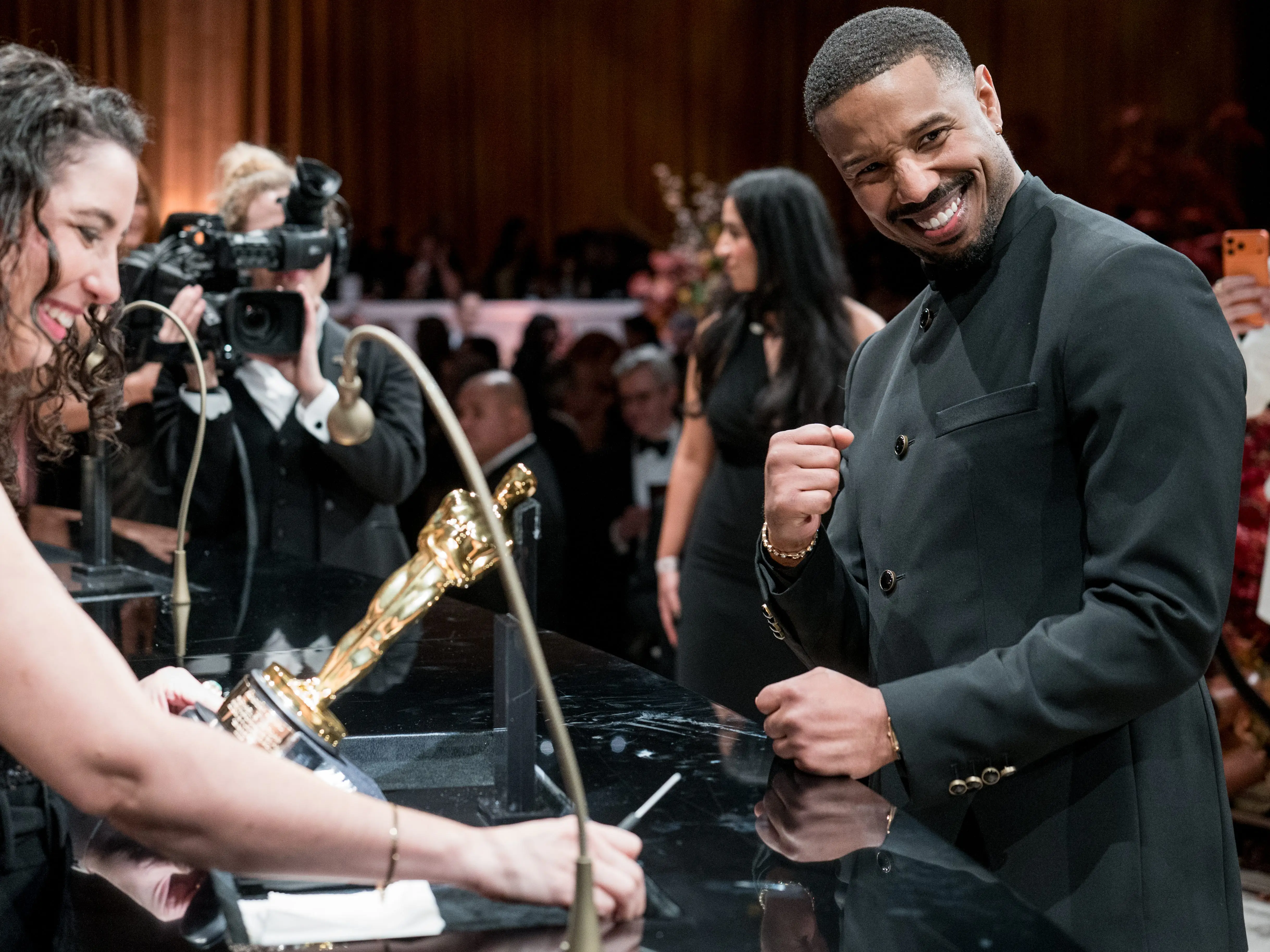 Michael B. Jordan at the Oscars in March 2026.