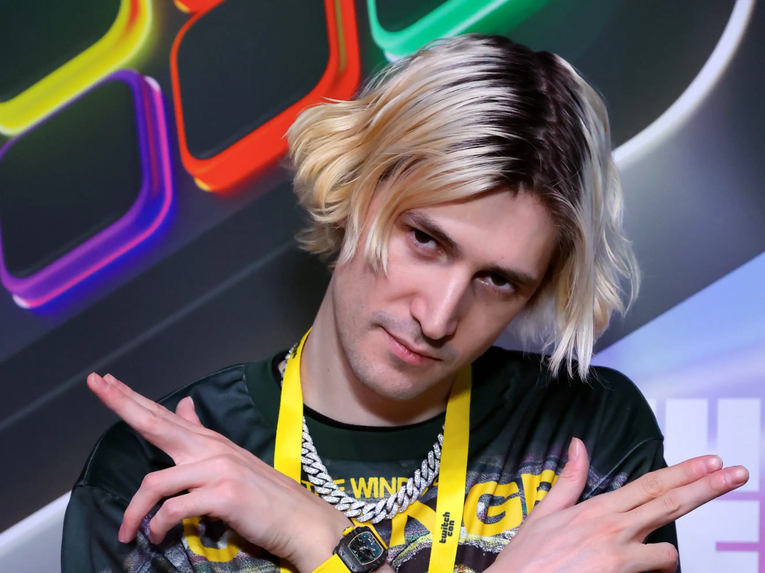 SAN DIEGO, CALIFORNIA - SEPTEMBER 21: Felix Lengyel, aka XQC, attends TwitchCon 2024 San Diego on September 21, 2024 in San Diego, California. (Photo by Robin L Marshall/Getty Images)