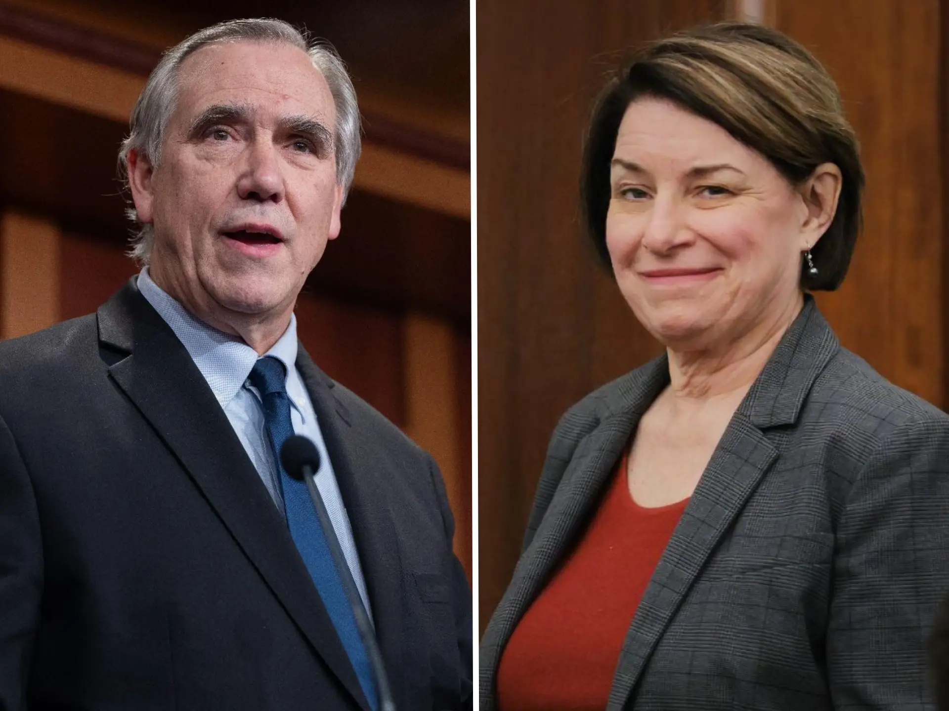 Sens. Jeff Merkley and Amy Klobuchar