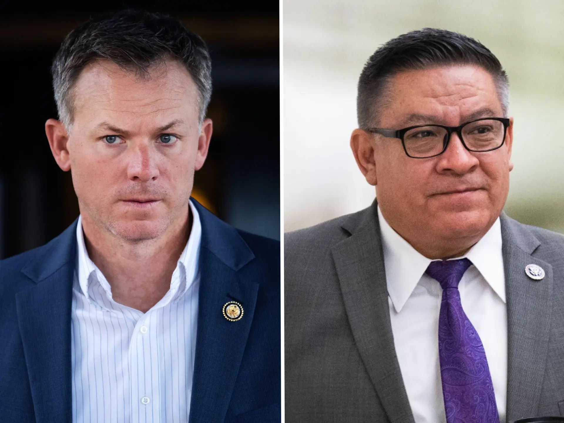 Reps. Blake Moore and Salud Carbajal