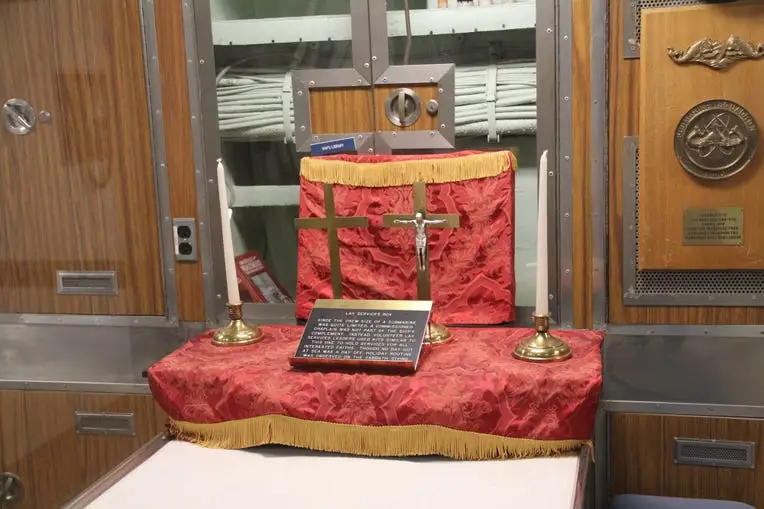 A lay services box on the USS Nautilus.