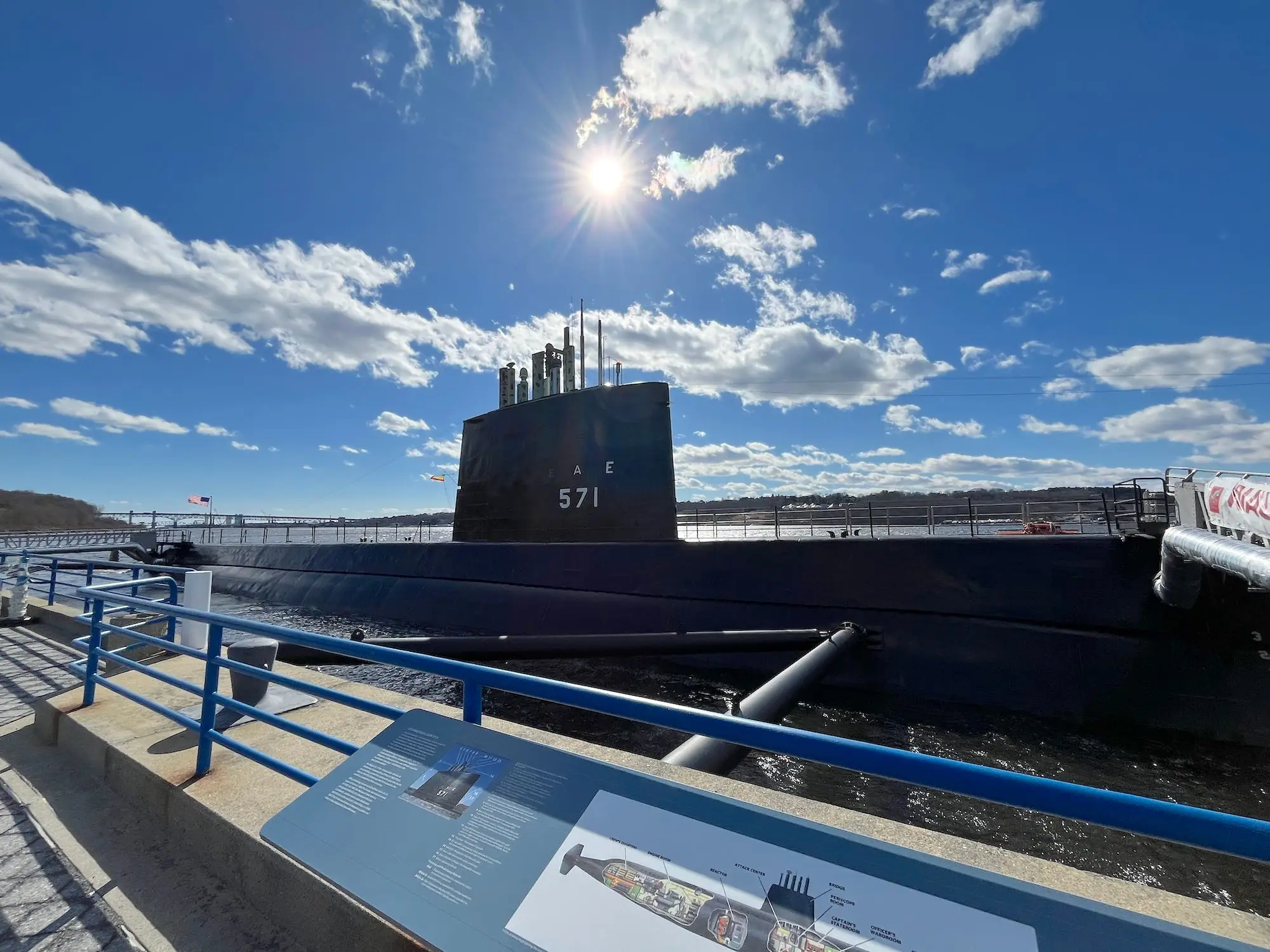 The USS Nautilus in Groton, Connecticut.