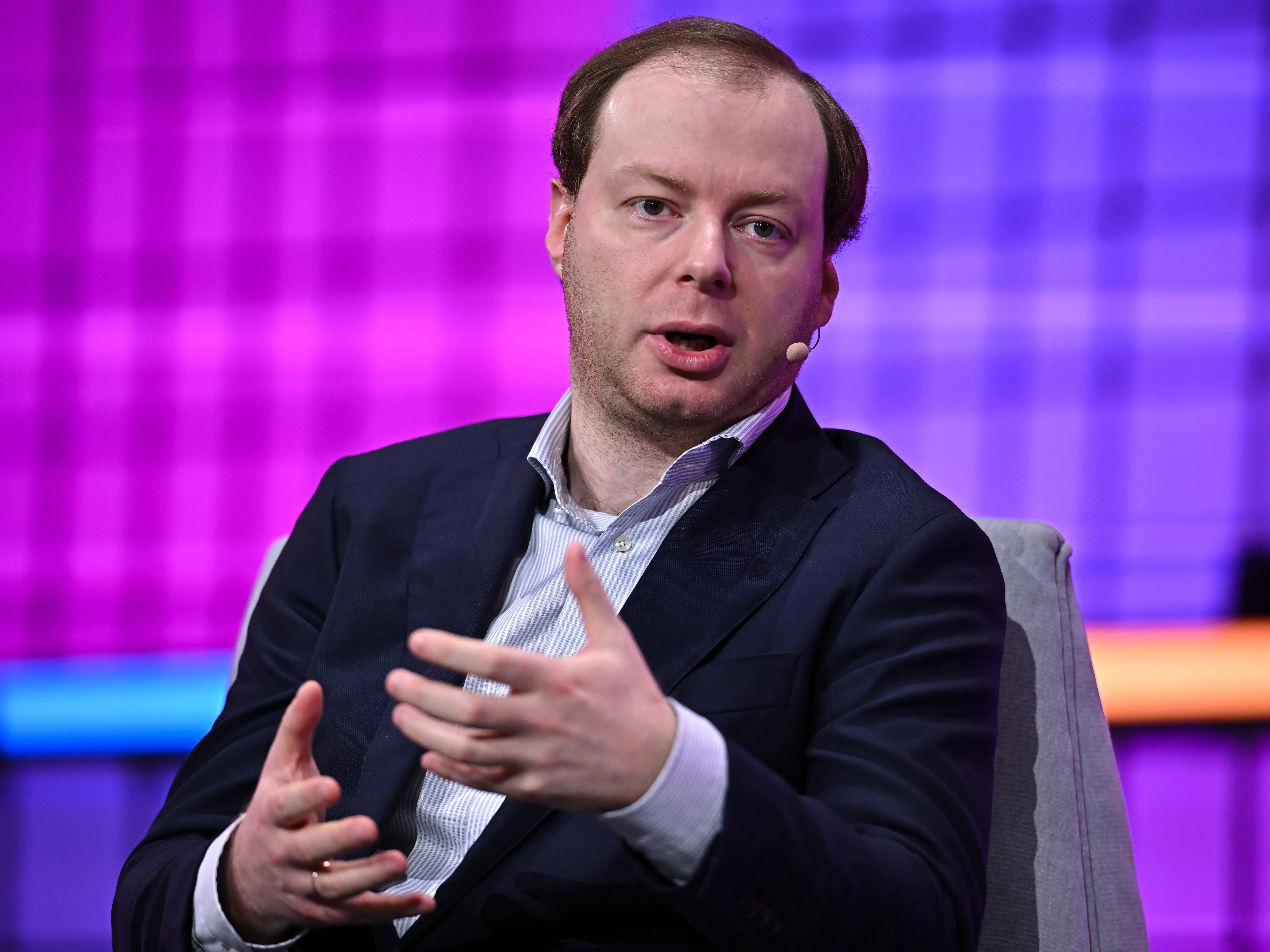 Andrey Khusid sitting