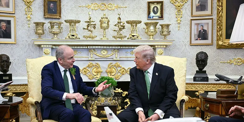 Photos show St. Patrick’s Day celebrations at the White House through the years