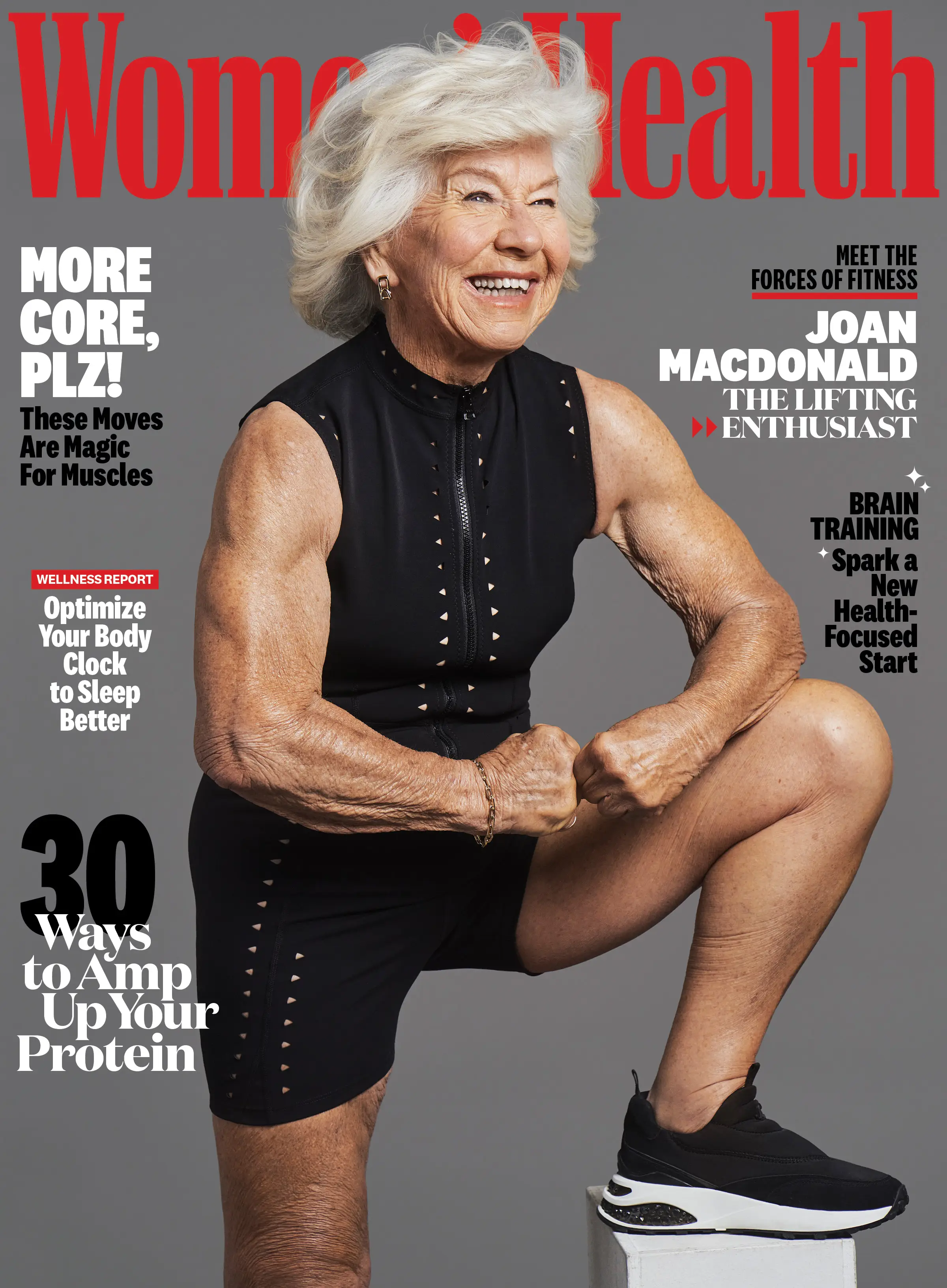 Women's Health cover Joan MacDonald