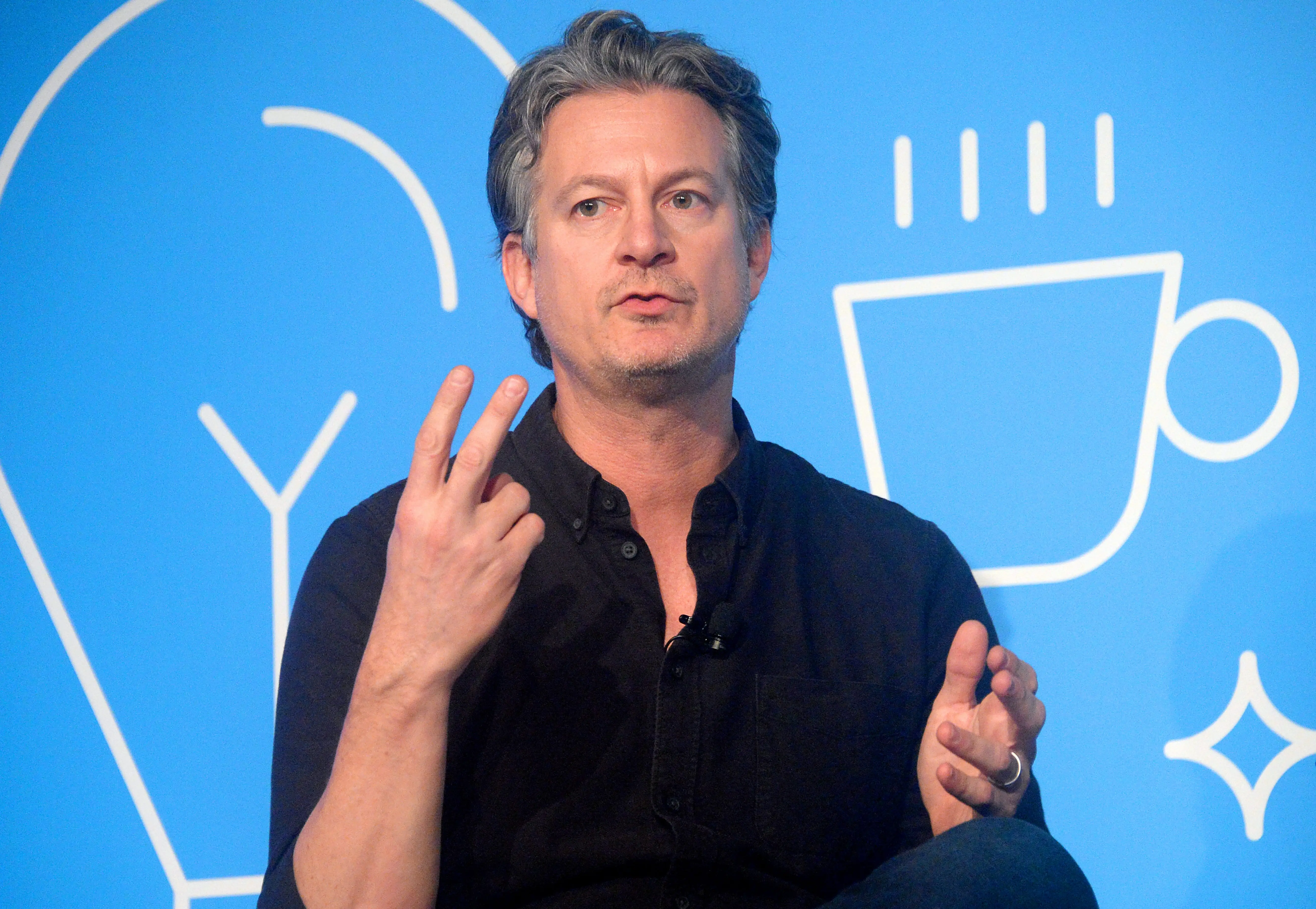 People Inc CEO Neil Vogel onstage at an event in New York, 2019