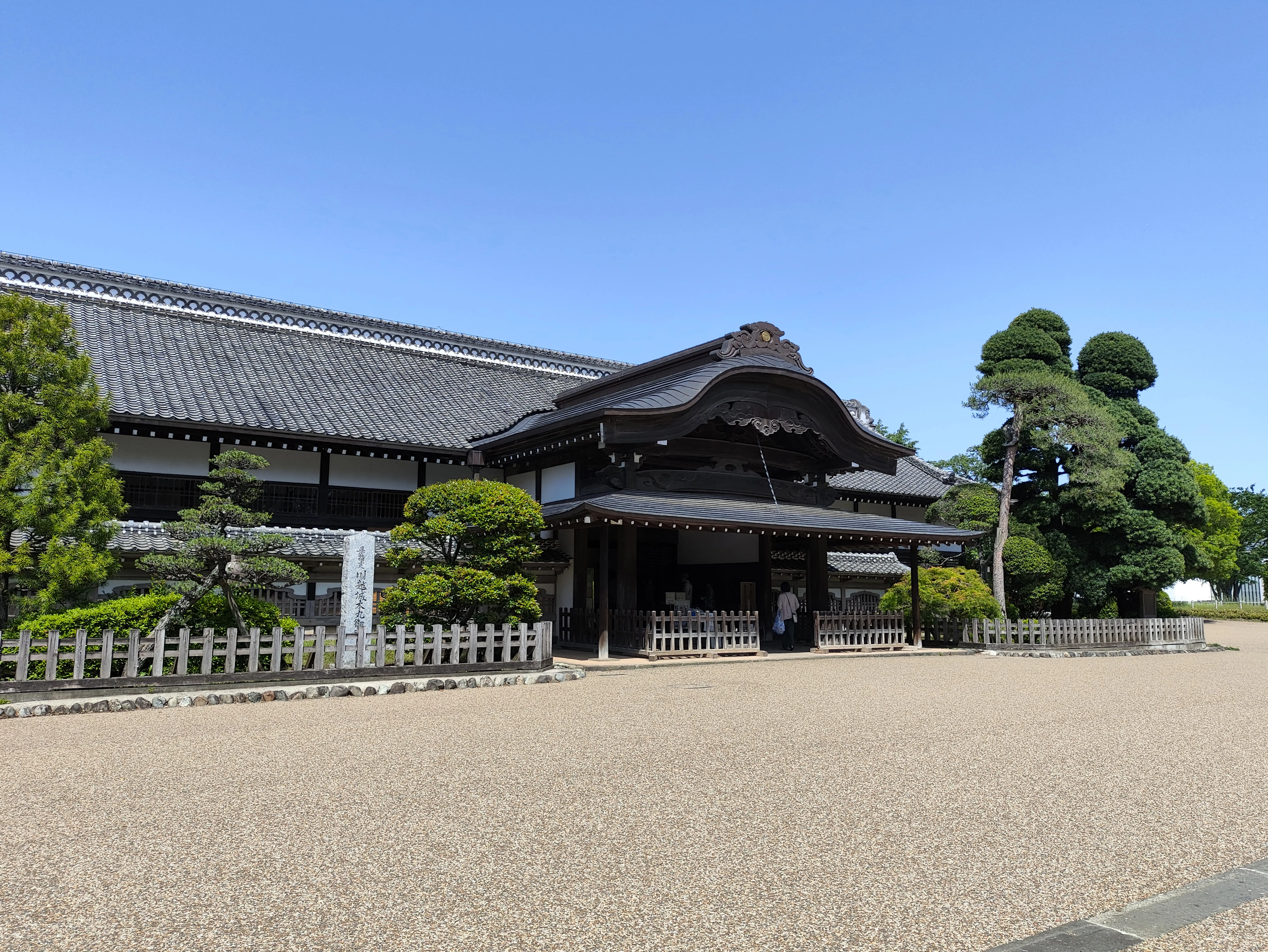 A shot of Kawagoe Castle in Japan.