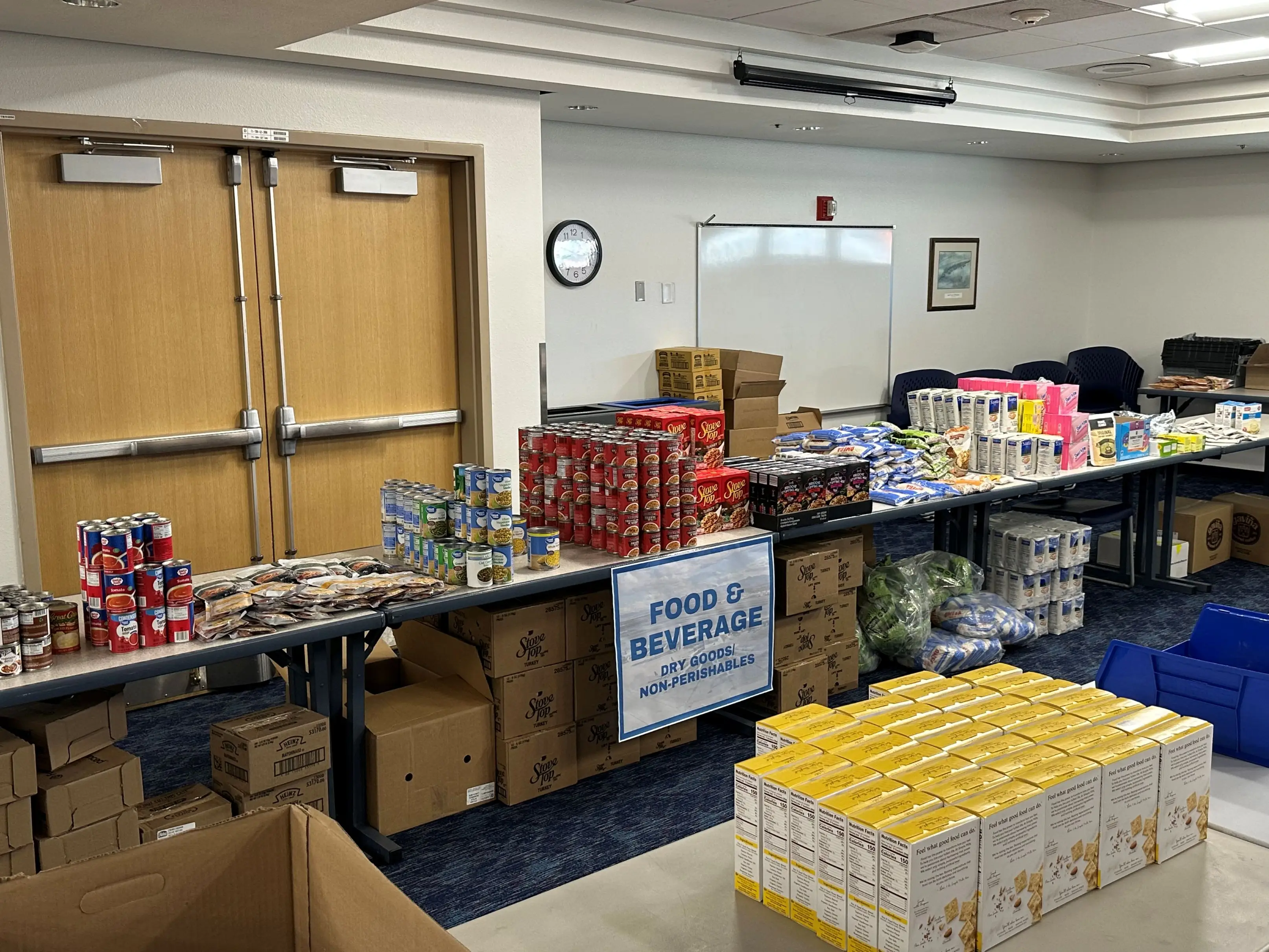 Food pantry at las vegas airport.