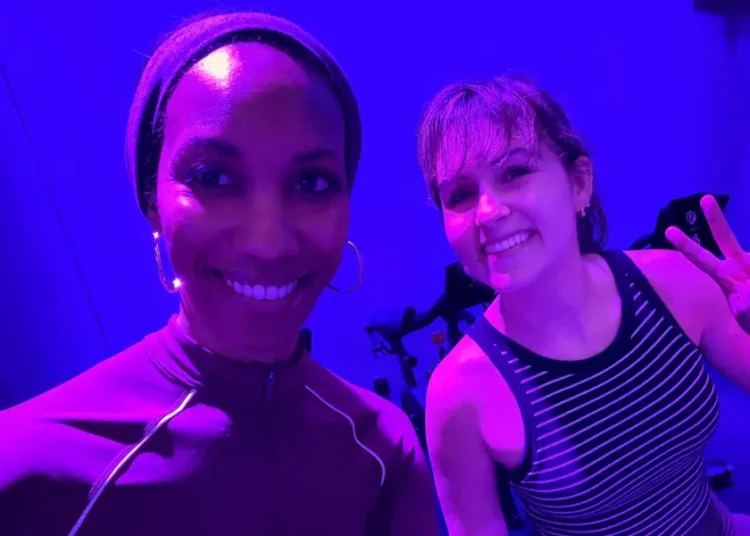 I took my first in-person Peloton class. It felt like an exclusive event — which was the point.