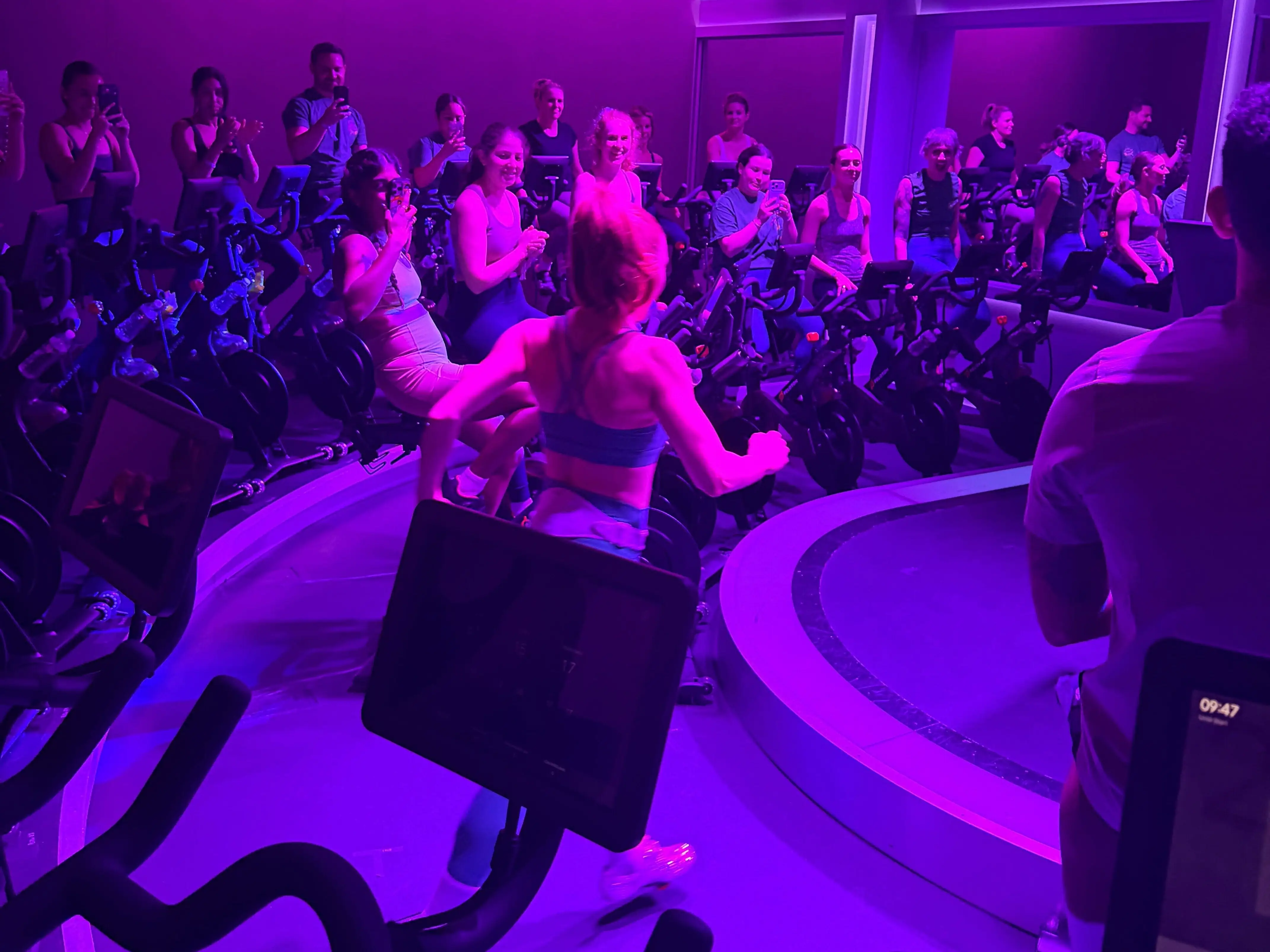 Jess King teaching Peloton class