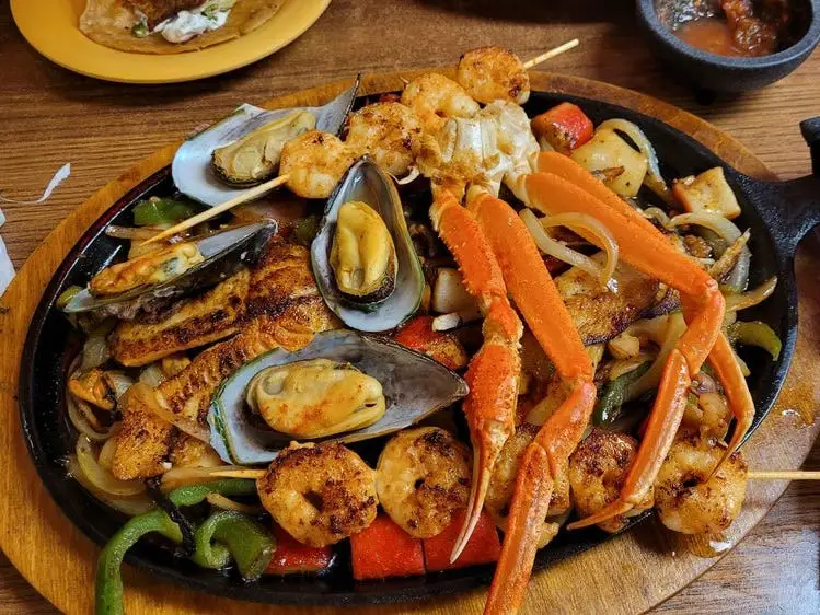 La Jaiba Seafood Fajitas