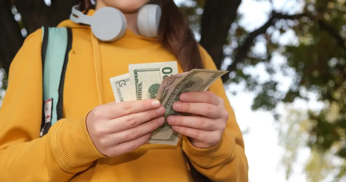 My 17-year-old has her first job. She’s learning how to save, and I charge her for rides to work.