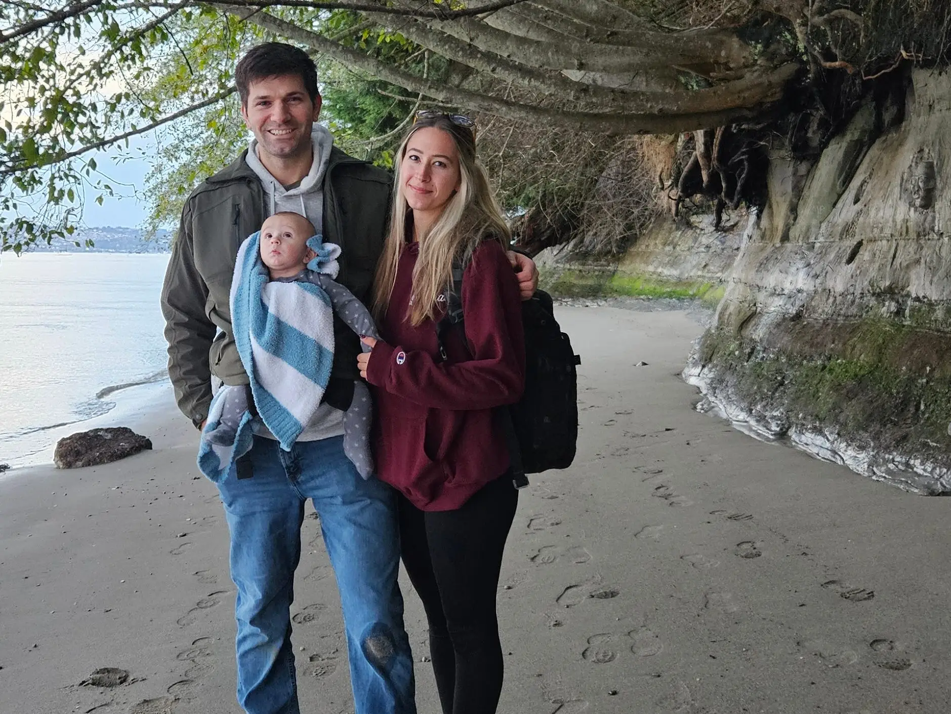 Real estate investor Mike Newton and his family.