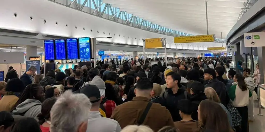 Travelers describe airport chaos as unpaid TSA agents stop showing up: ‘The line is coming from all directions’