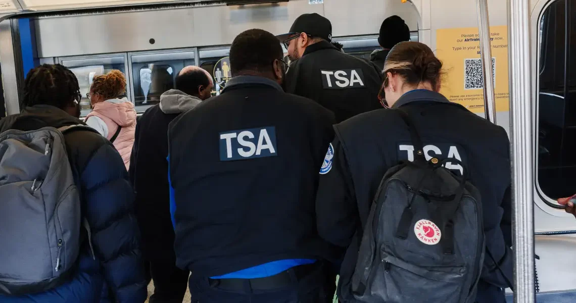 The largest federal workers union says ‘untrained, armed’ ICE agents should not replace TSA