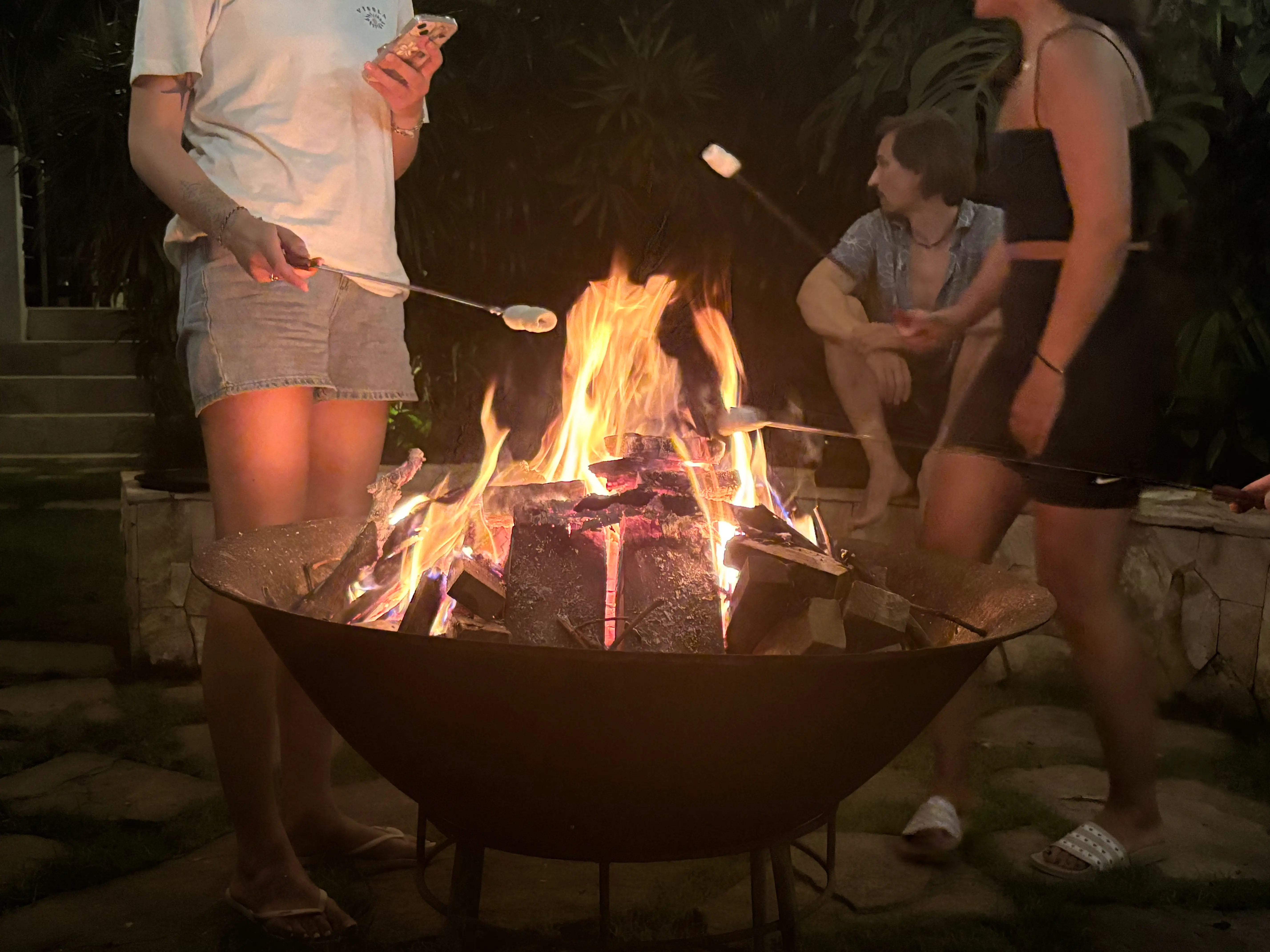 Evening activities that rounded everyone up included barbecue and bonfire nights.