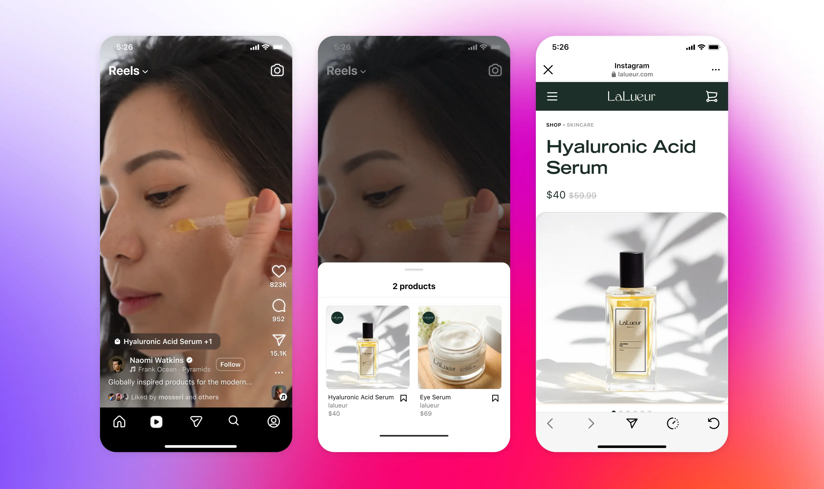 Instagram is adding affiliate links directly into Reels