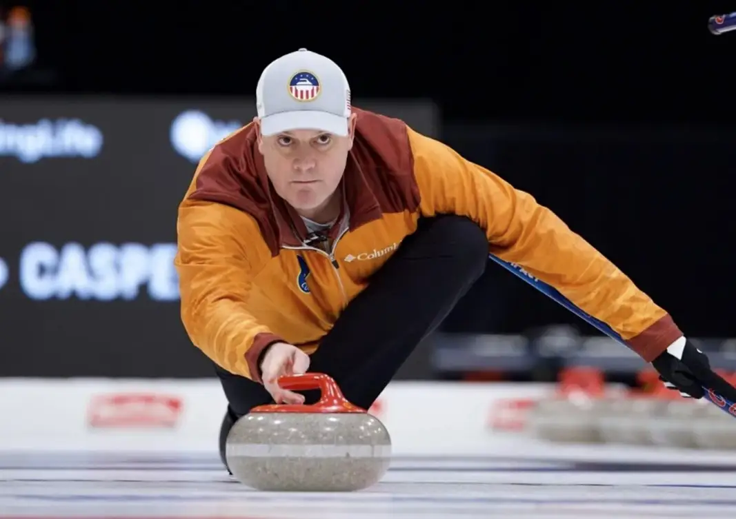 Rich Ruohonen curling