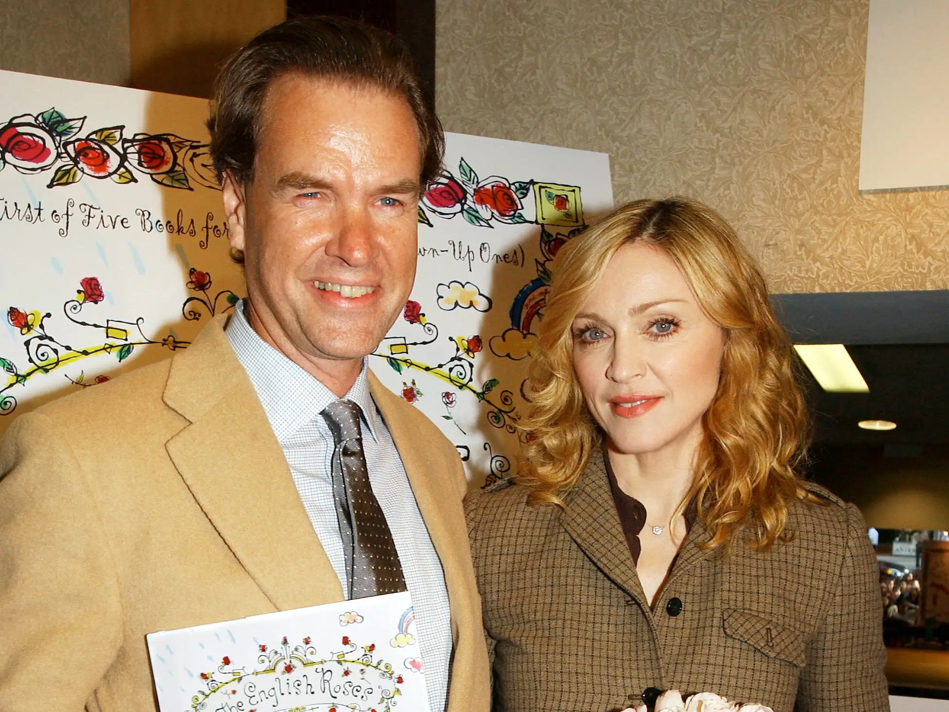 Publisher Nicholas Callaway and Madonna.
