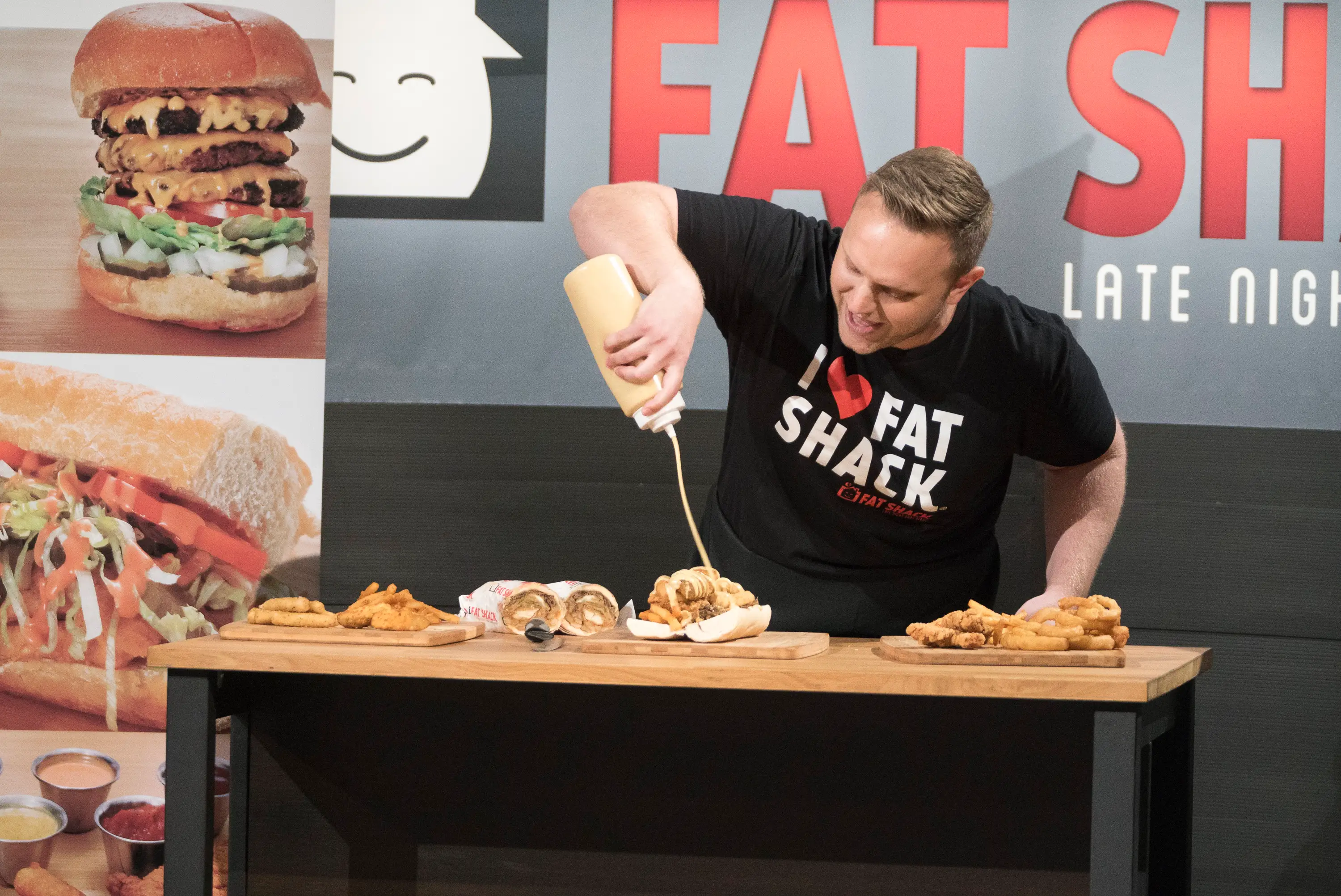 Tom Armenti, president and CEO of Fat Shack Inc., appears on Shark Tank.