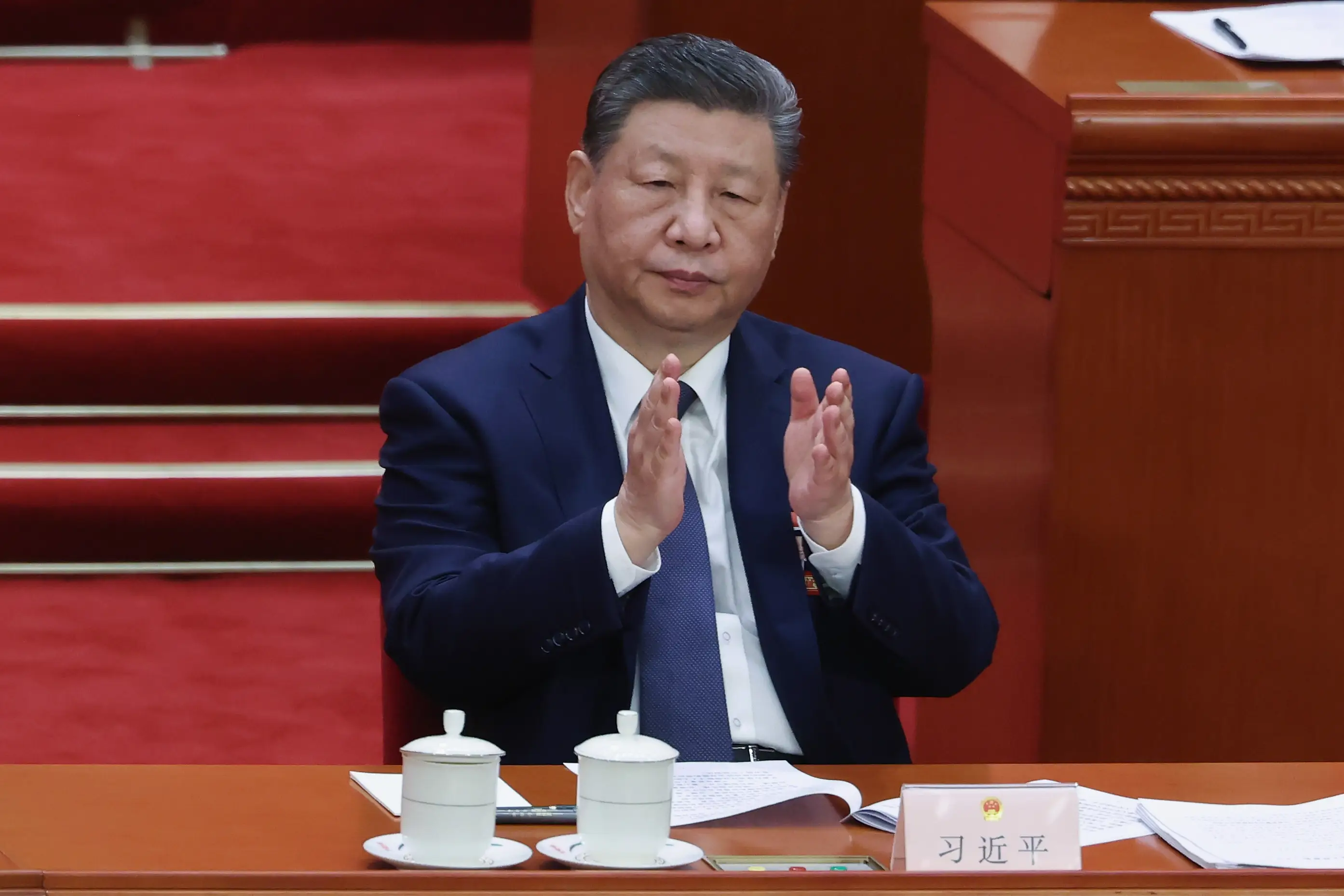 Chinese President Xi Jinping applause.