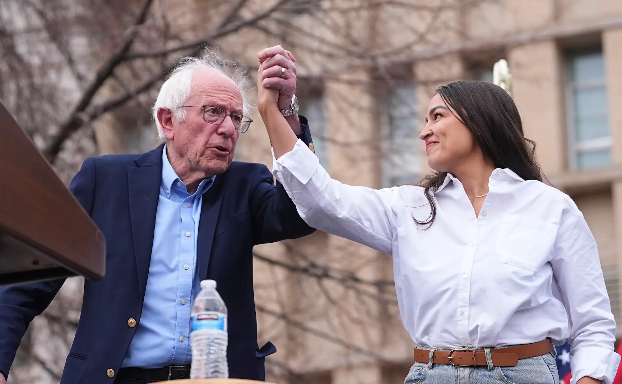 Sen. Bernie Sanders and Rep. Alexandria Ocasio-Cortez