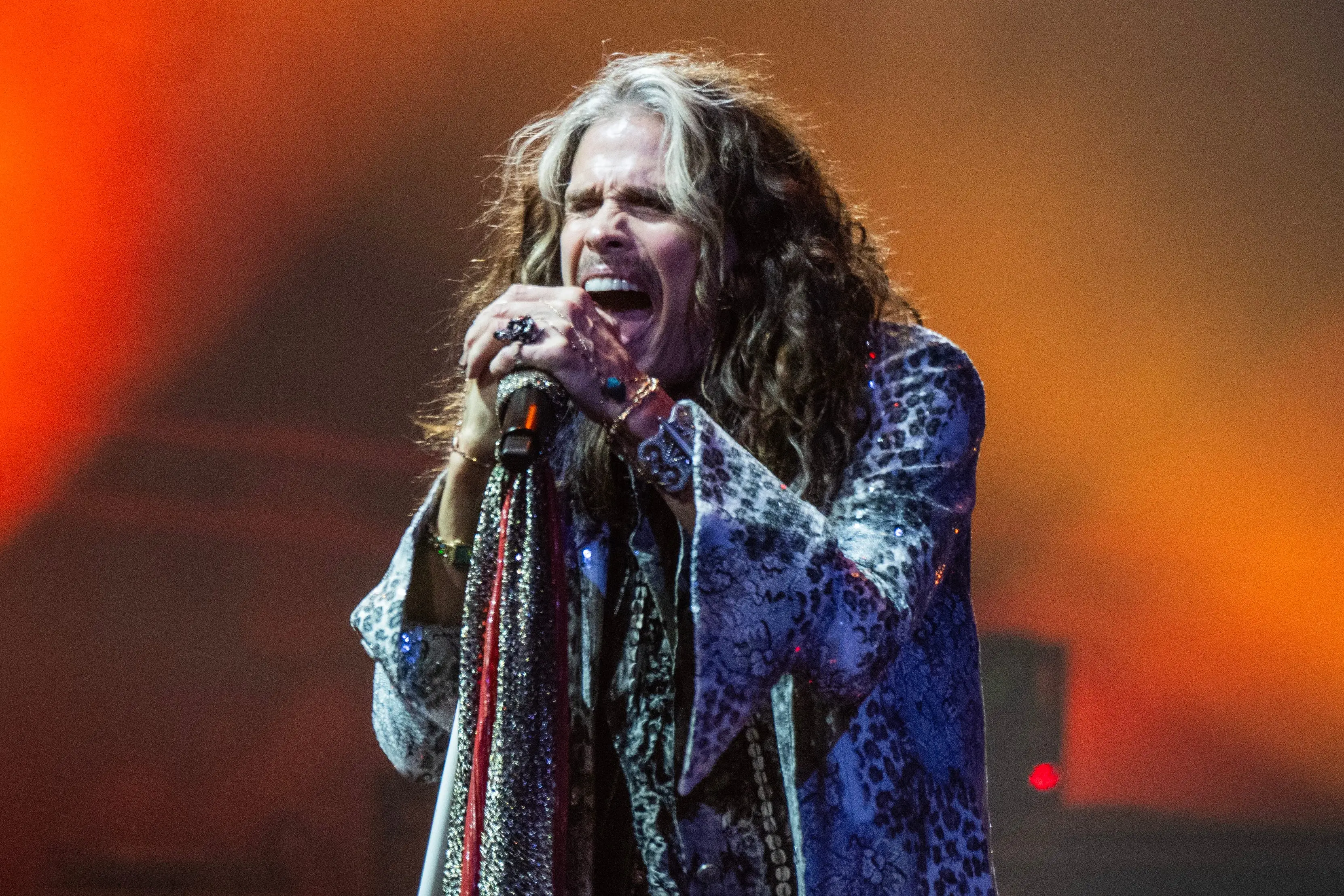 Steven Tyler of Aerosmith.