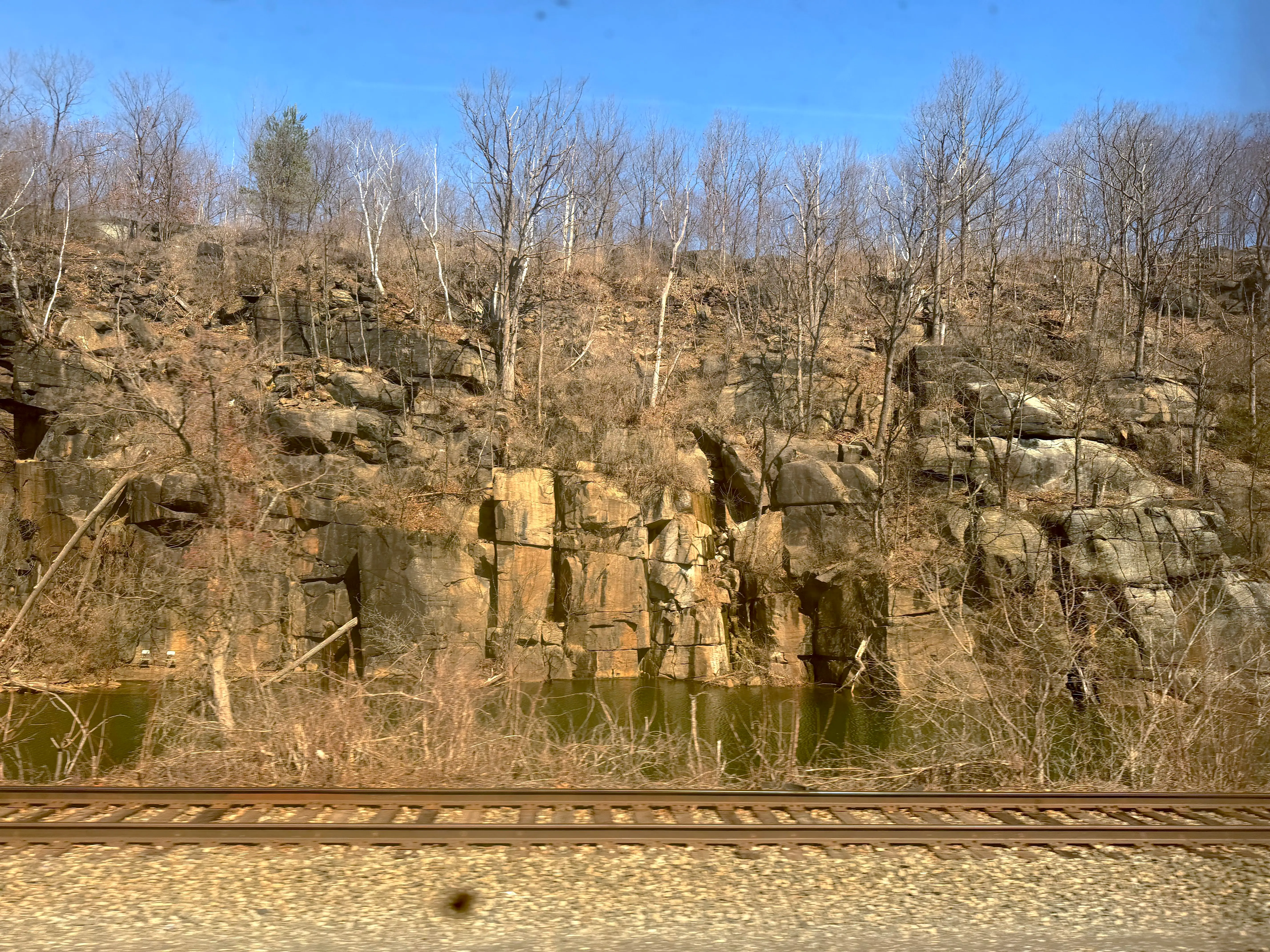 Views from Amtrak train