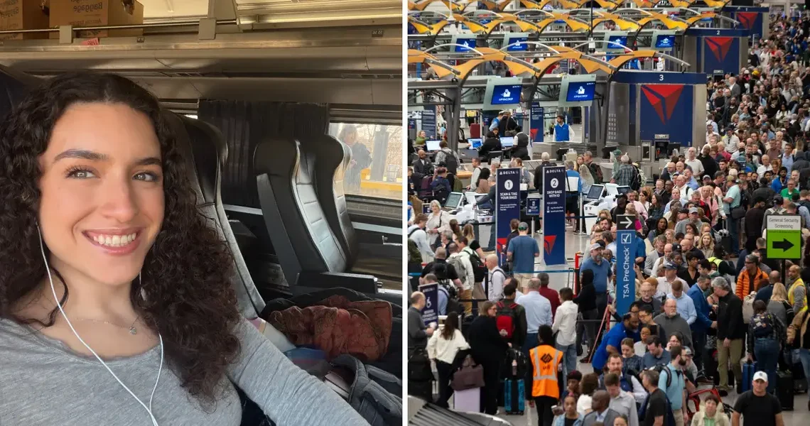 I canceled my flight and paid $200 for a 20-hour Amtrak ride to avoid TSA airport chaos. It was better than flying.