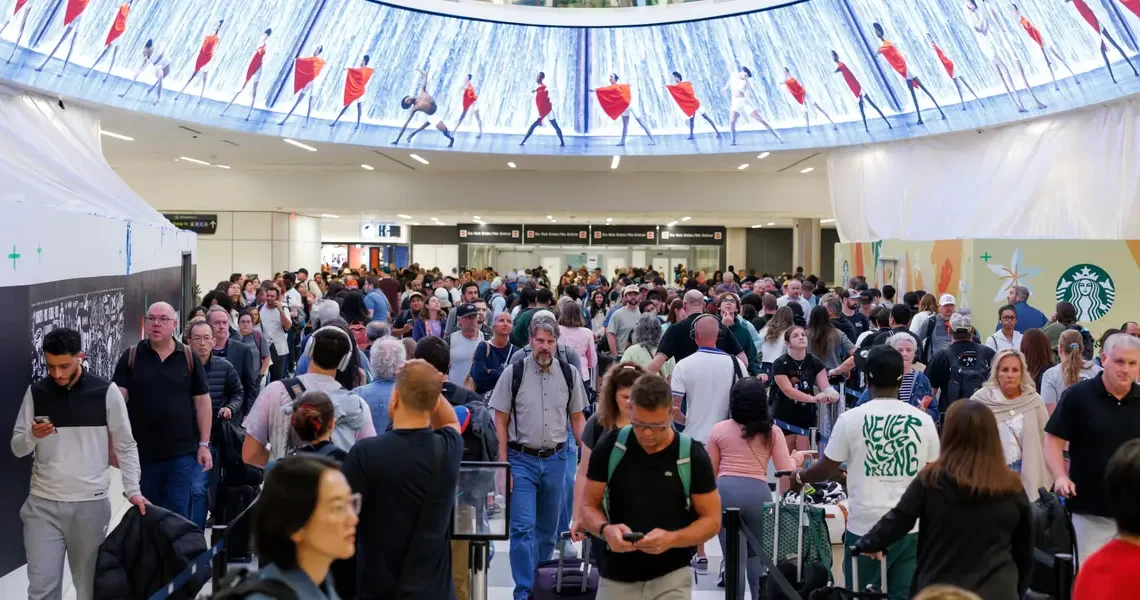 Assaults on TSA workers have spiked 500% since the shutdown began — and airports are pleading with passengers to be patient