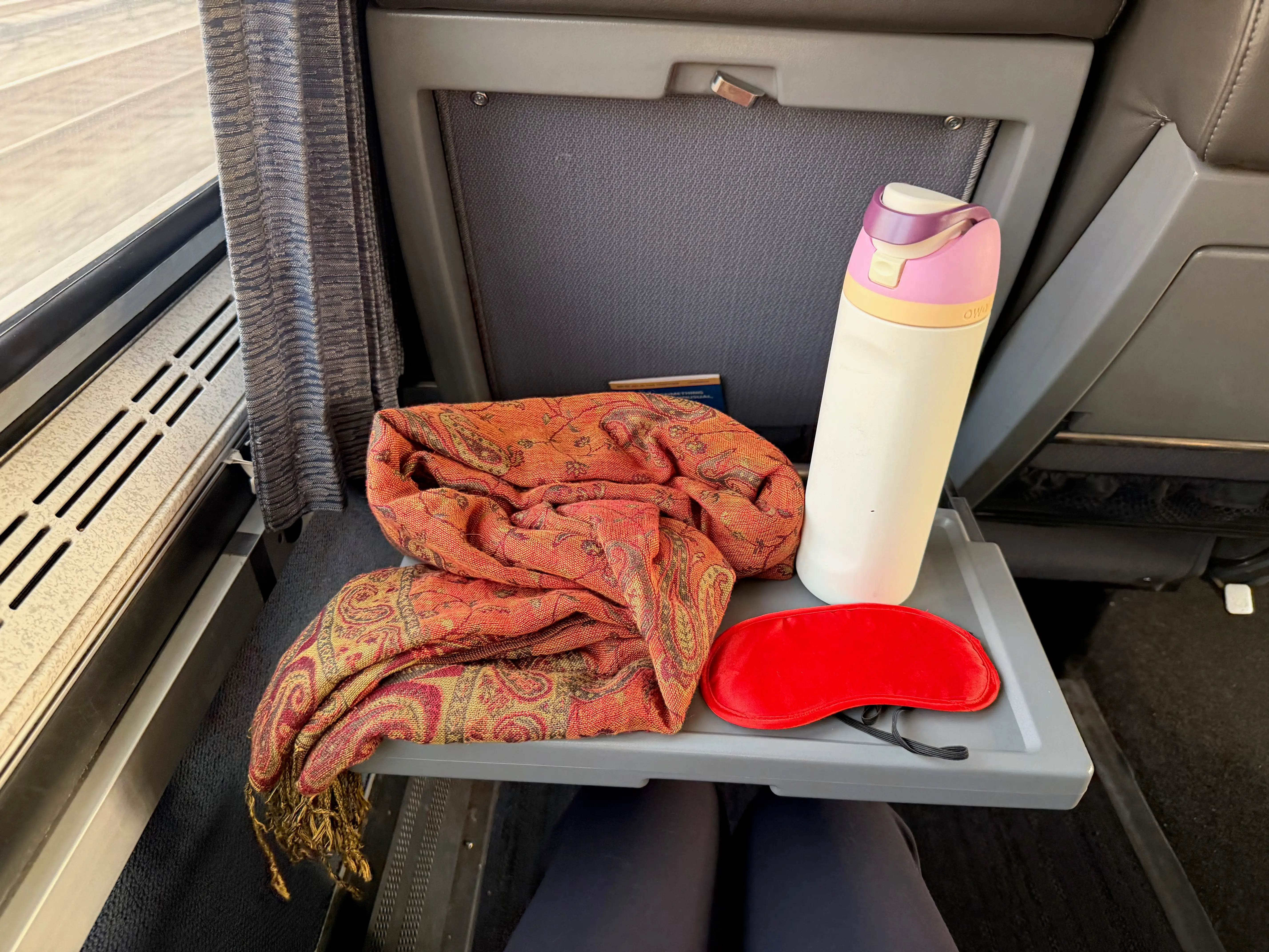 Sleep essentials aboard Amtrak